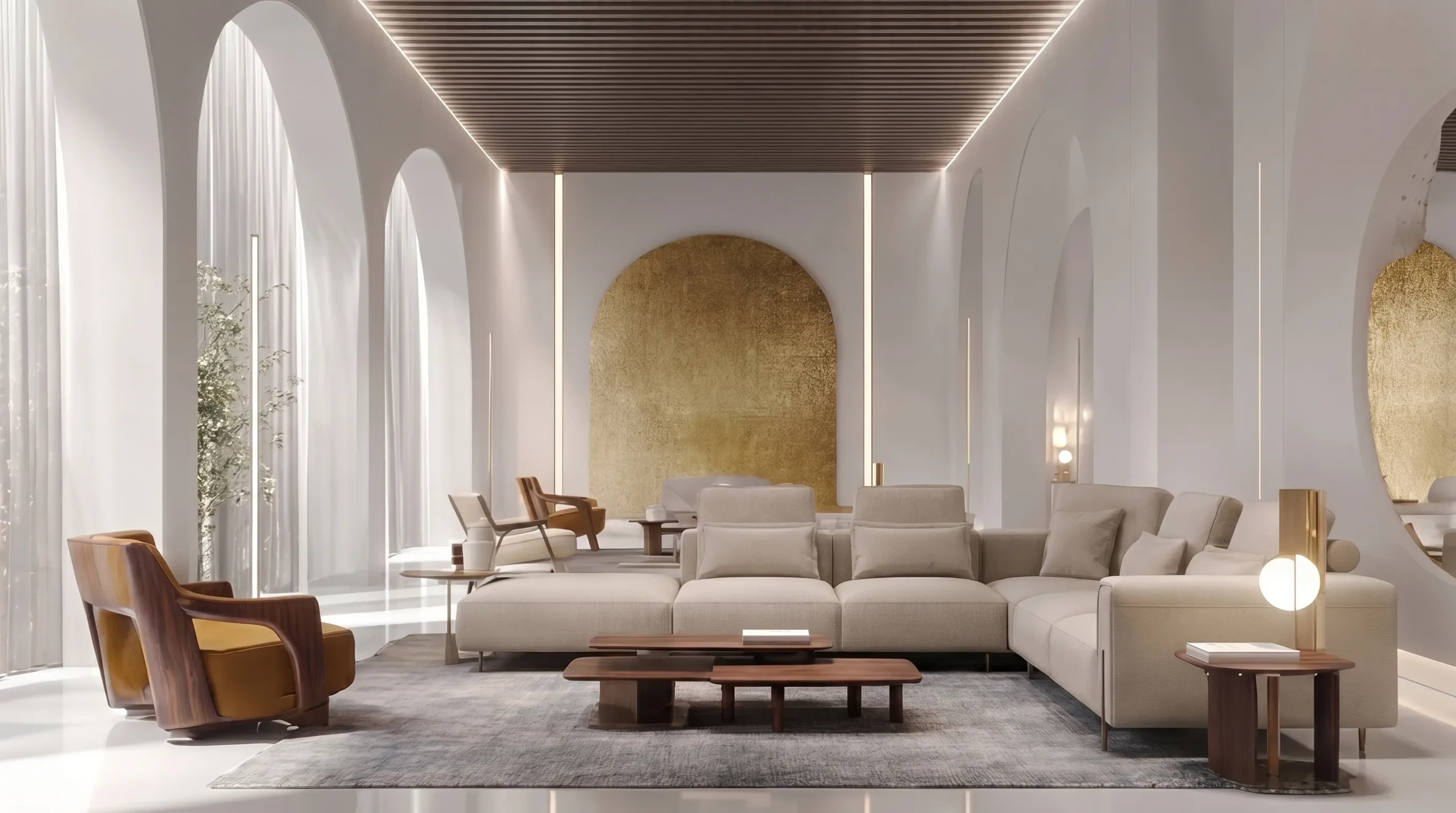 Oxford Modular sectional sofa in a modern living room setting
