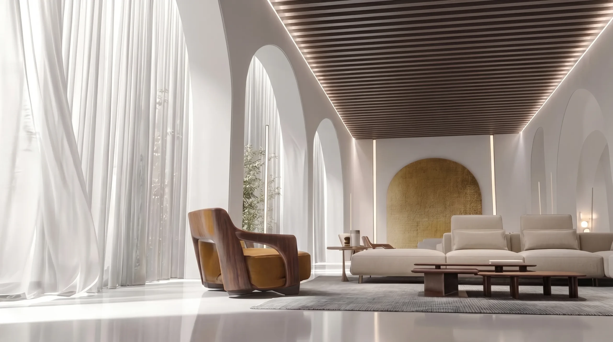 Oxford Modular sectional sofa styled in a contemporary interior