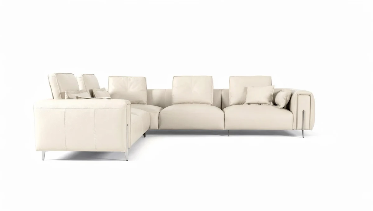 Oxford modular leather sofa system, Able Be Modern