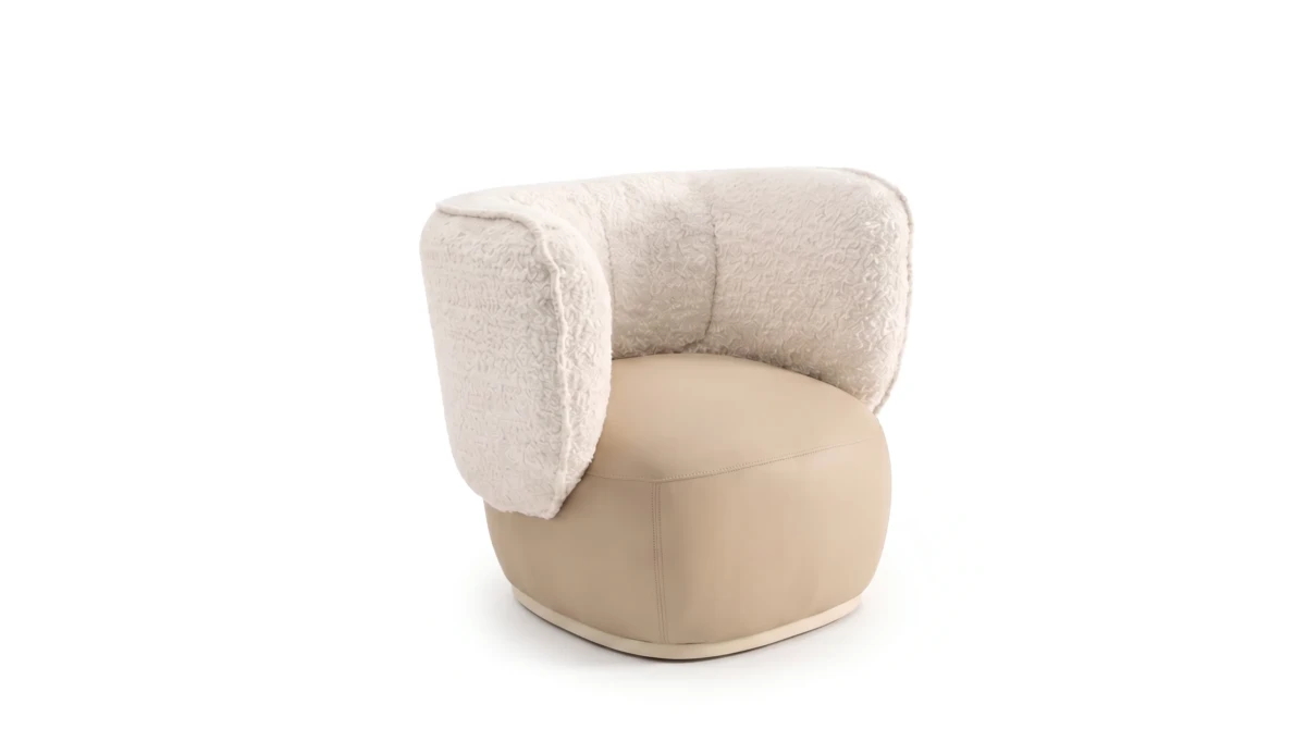 Pacific armchair on white background