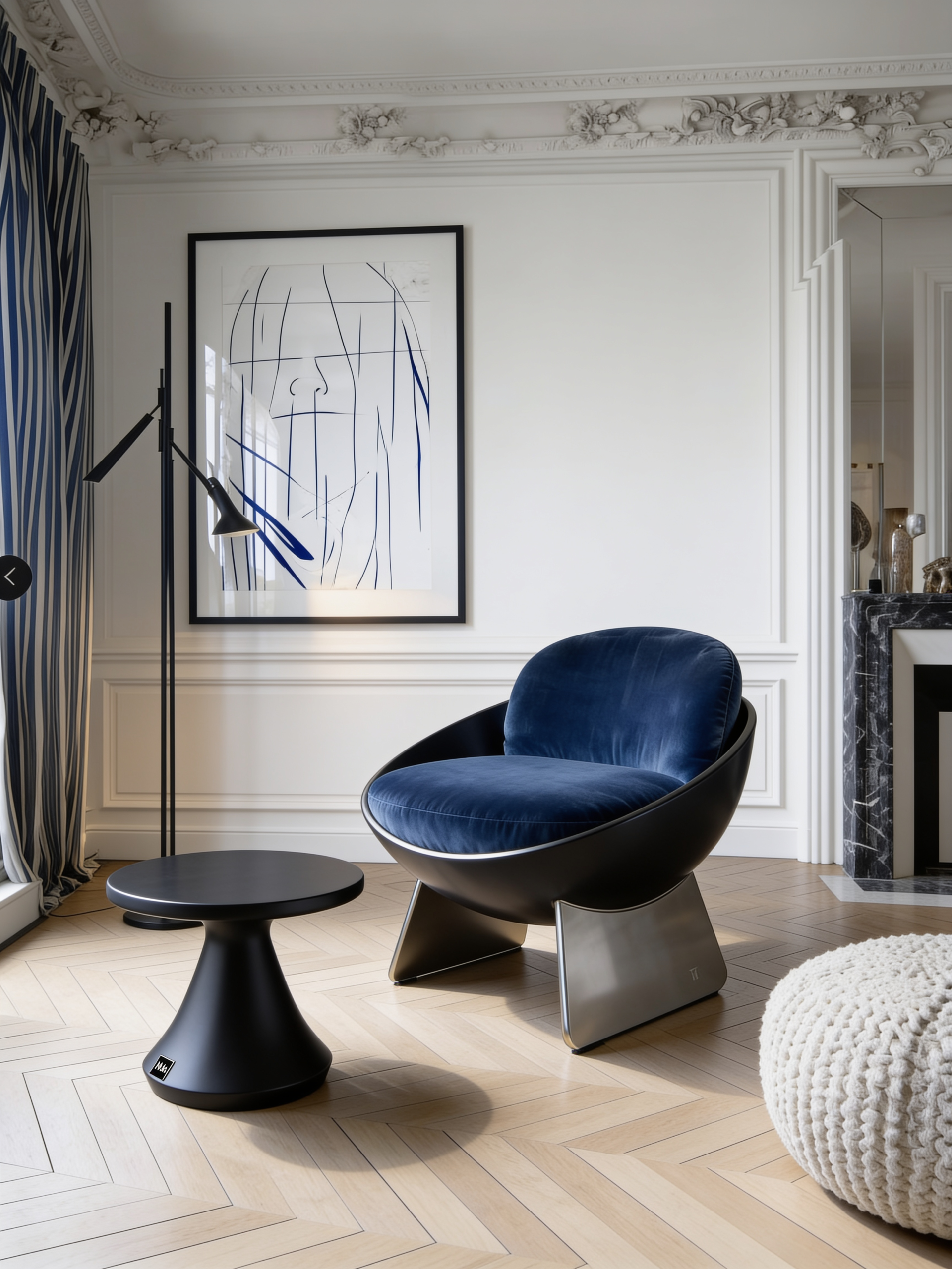 Reims selection indoor coffee table in a modern living room setting