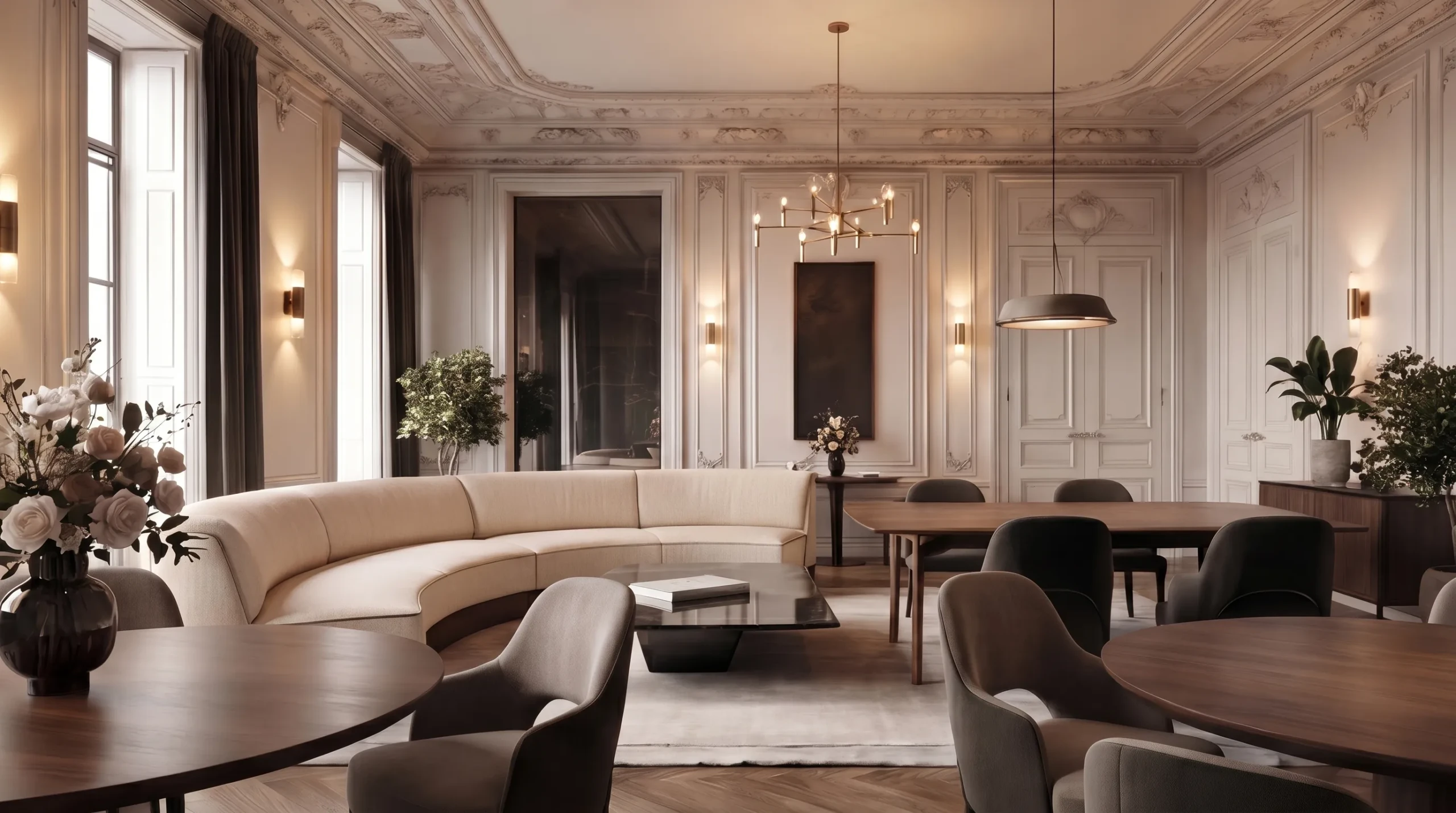 Sarah sectional sofa in a stylish home interior