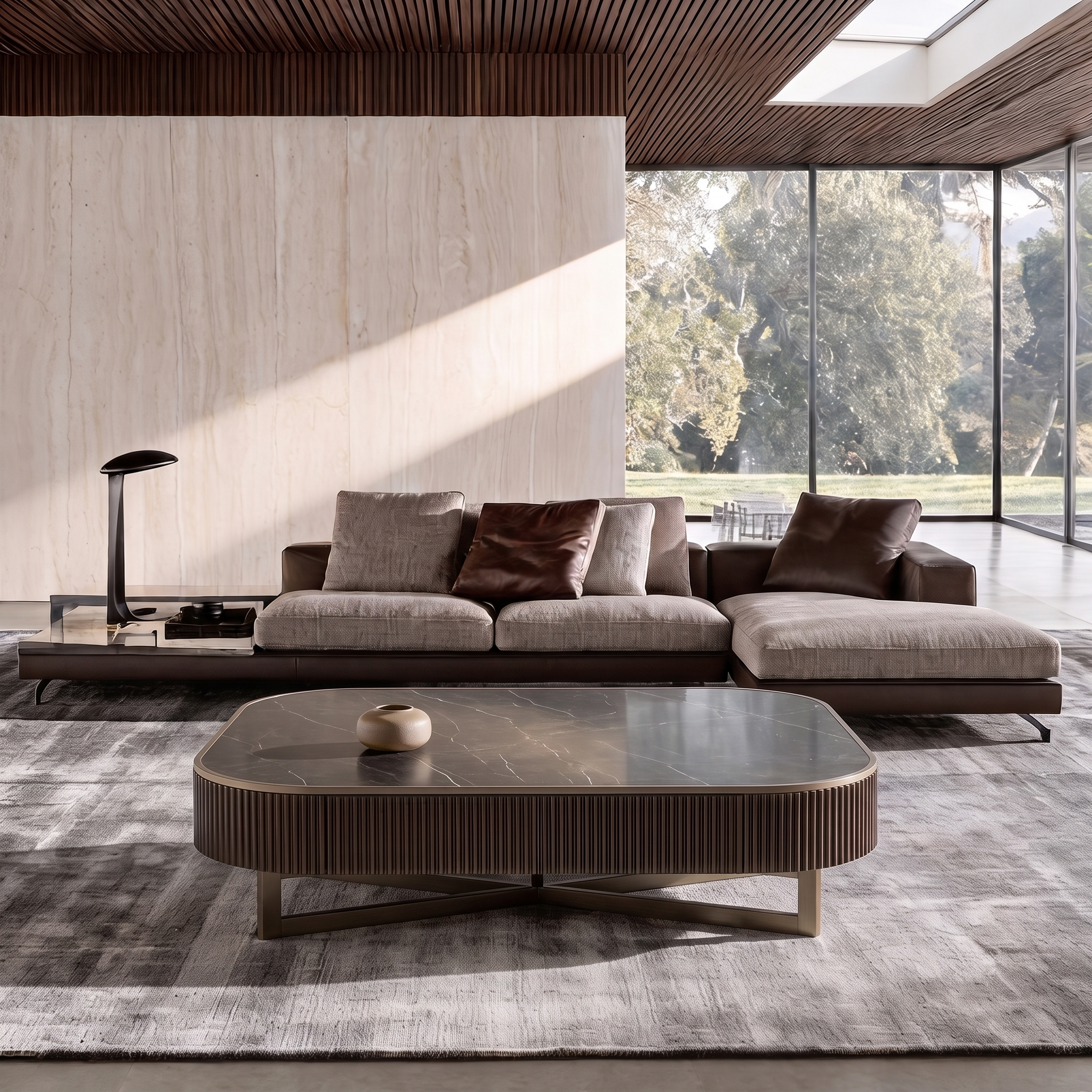 Sofia coffee table styled in a contemporary interior