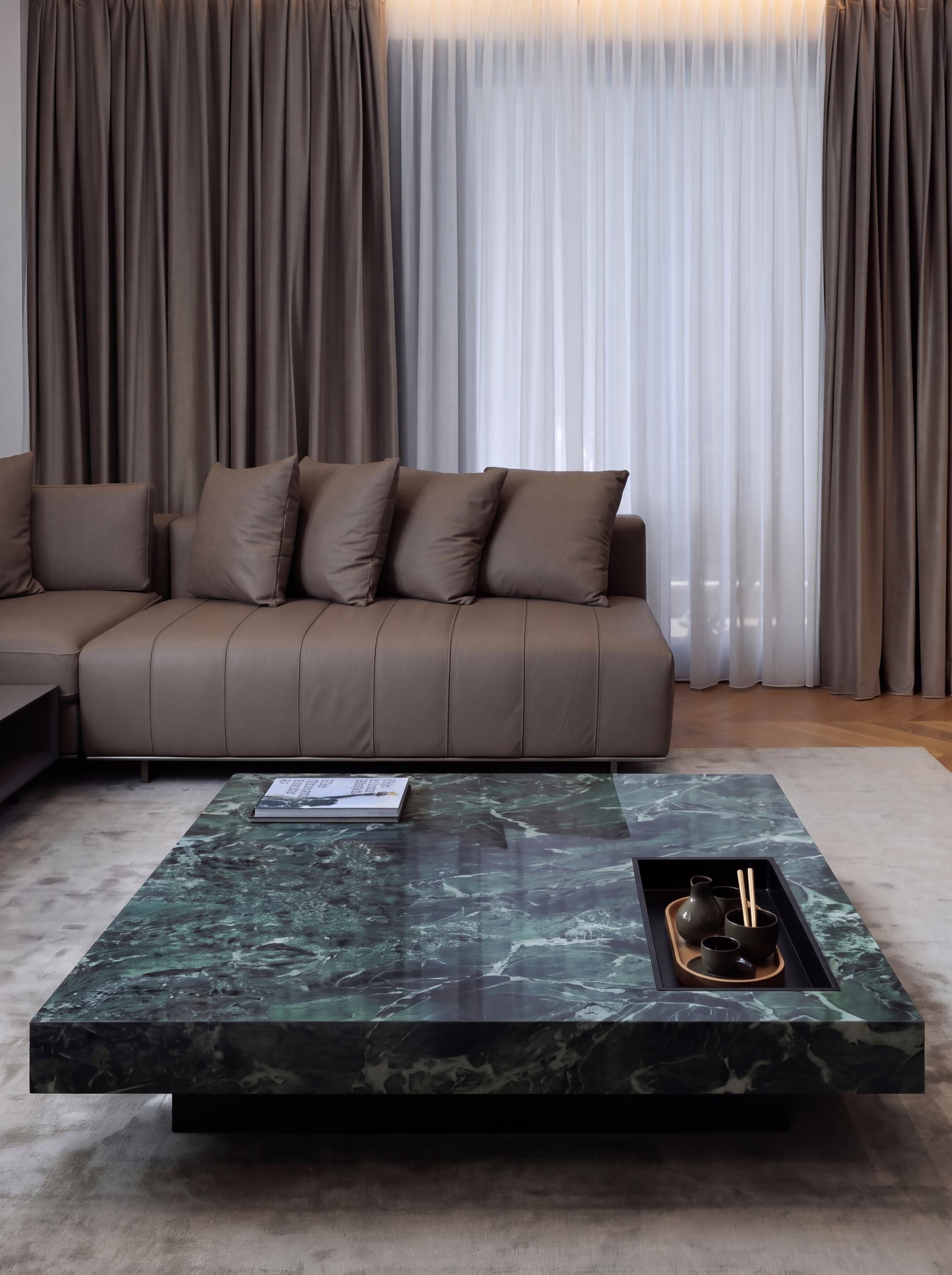 Soul coffee table in a modern living room setting