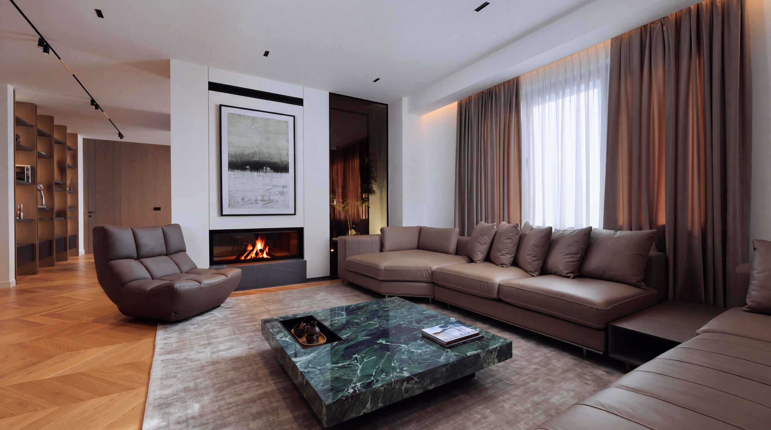 Soul coffee table styled in a contemporary interior