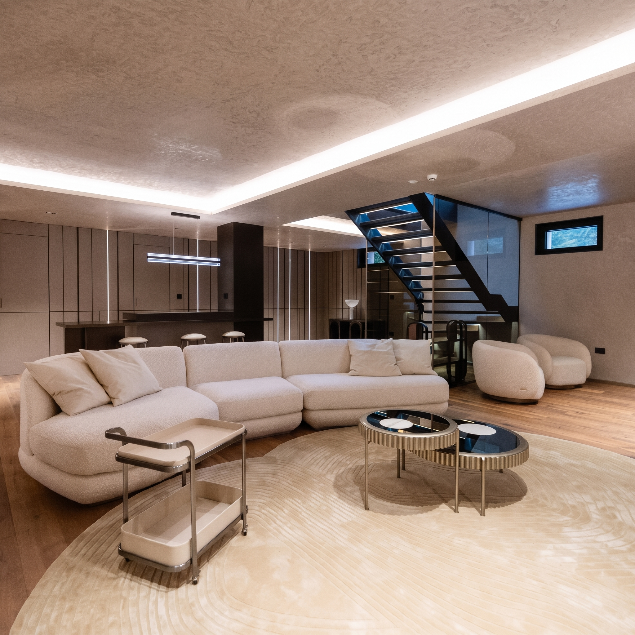 Sparks RR coffee table styled in a contemporary interior