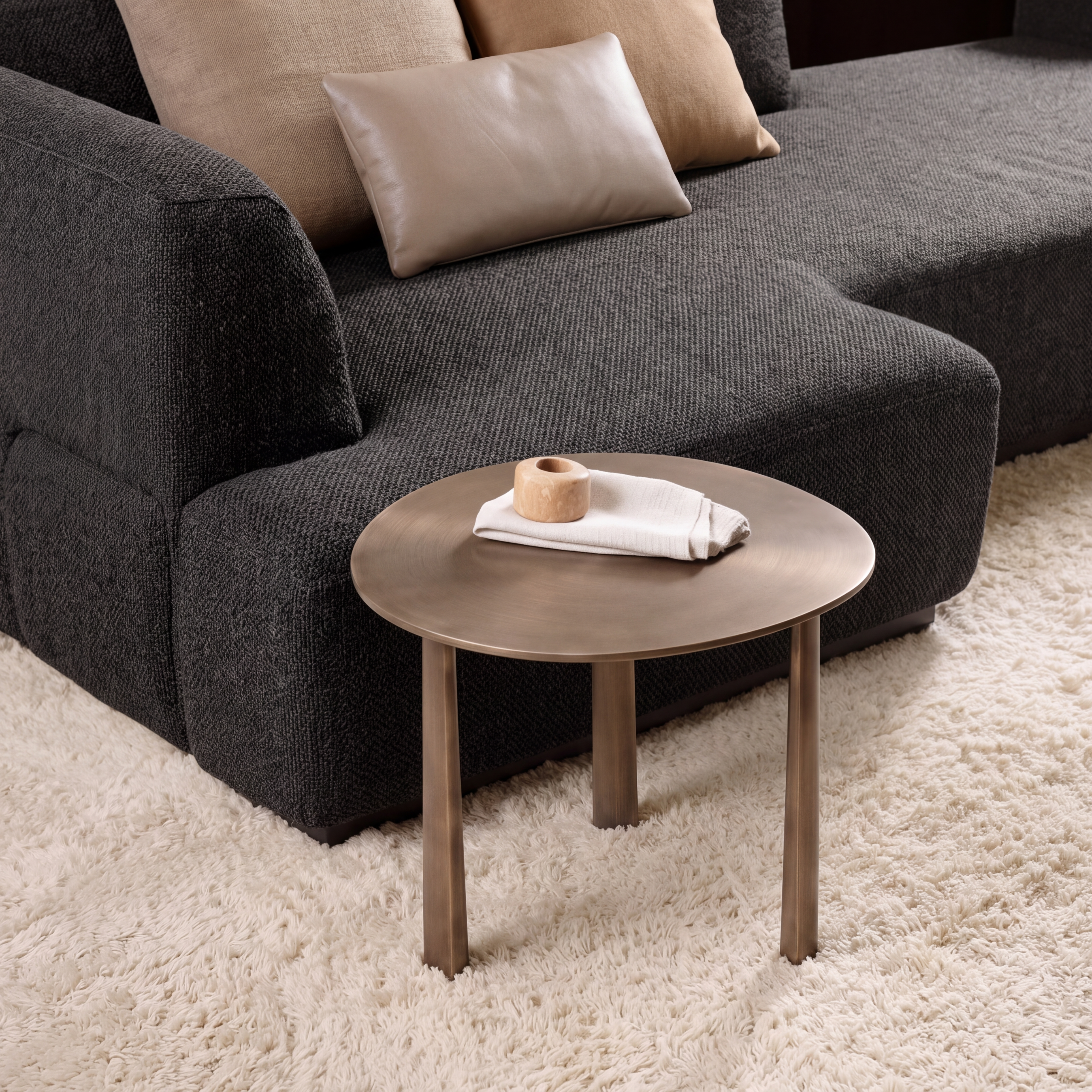 Splash coffee table in a stylish home interior