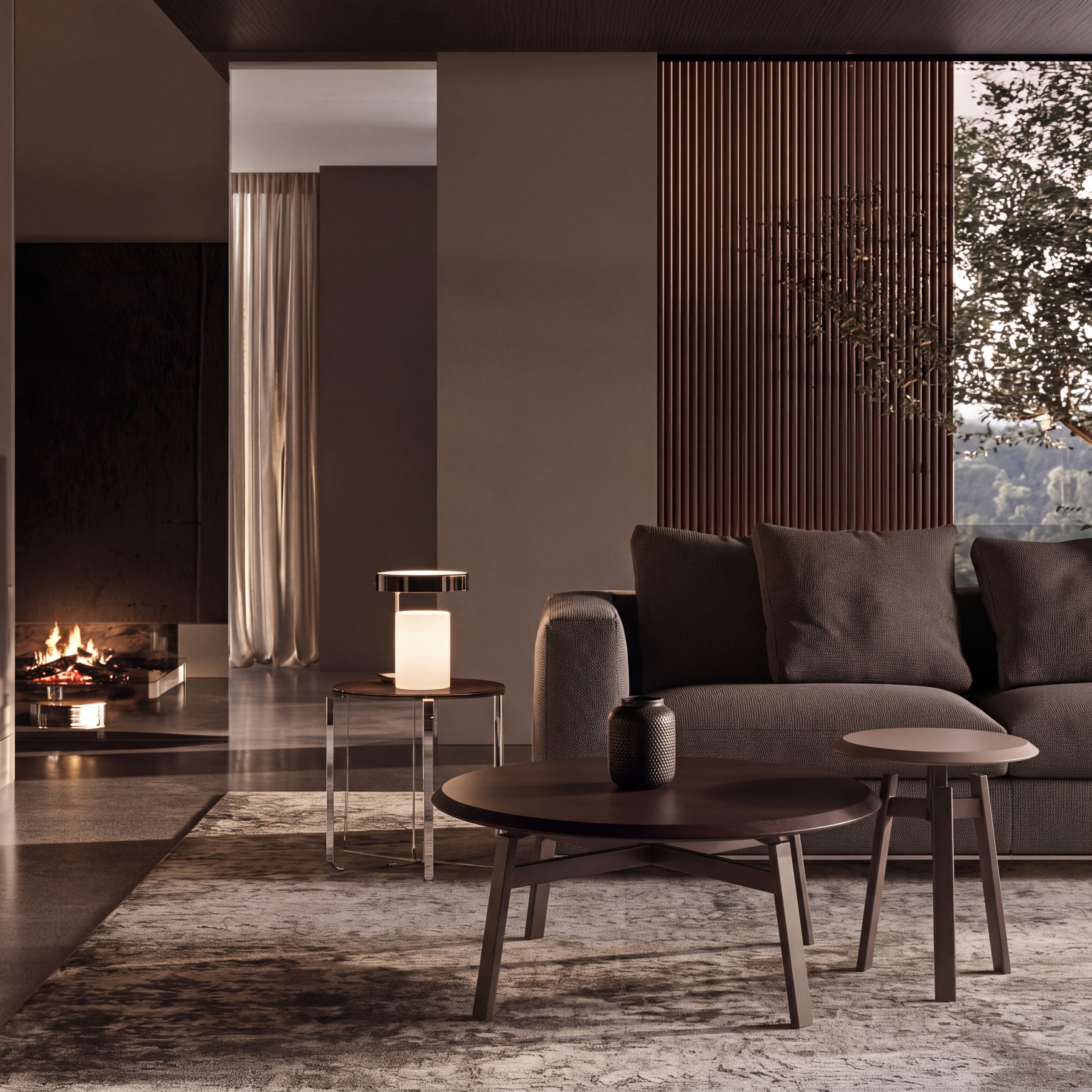 Tabaka Selected coffee table styled in a contemporary interior