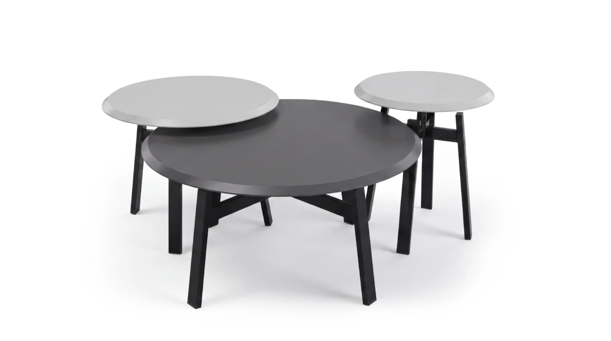 Tabaka side table on white background