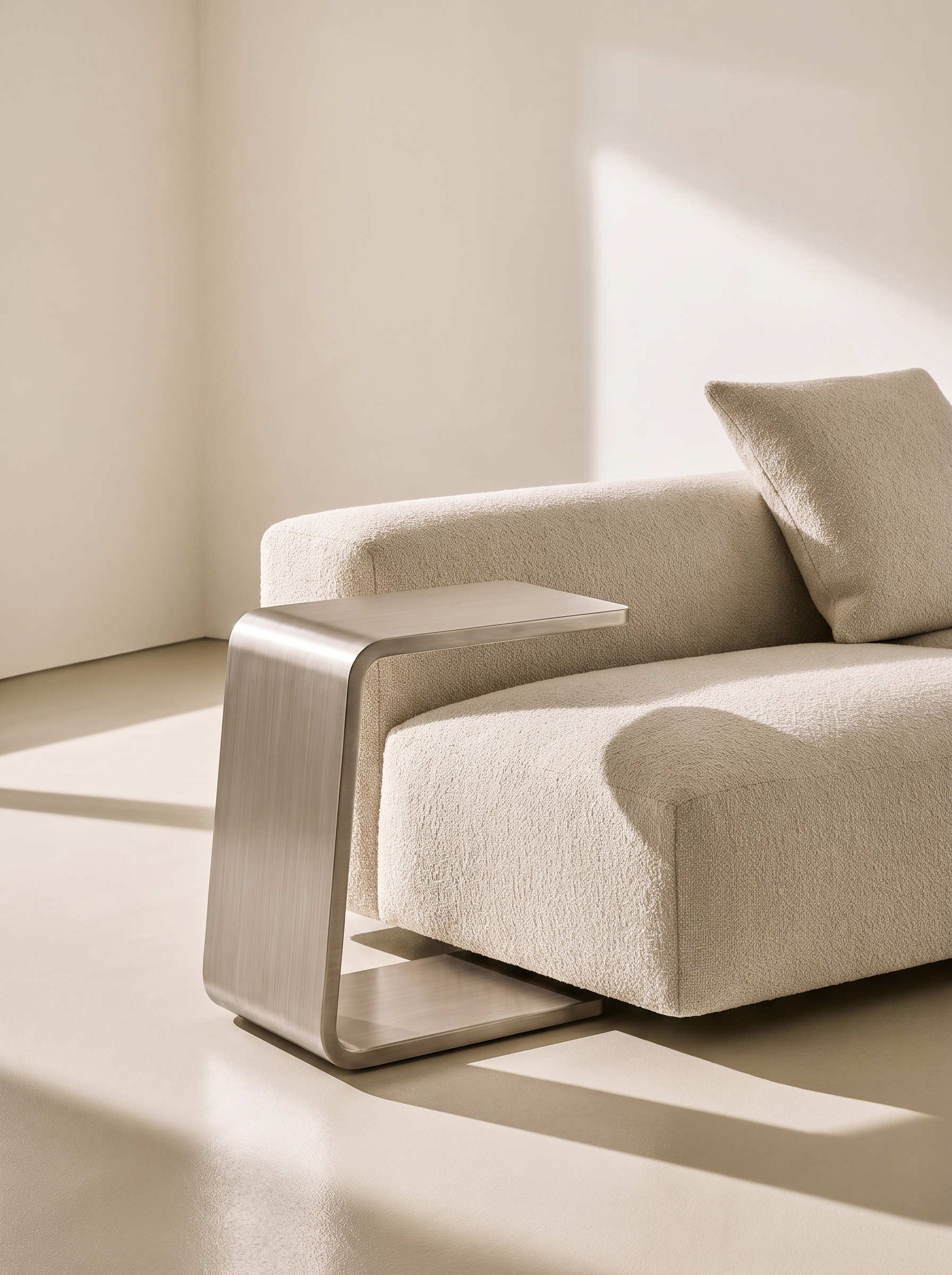 Tuck coffee table in a modern living room setting