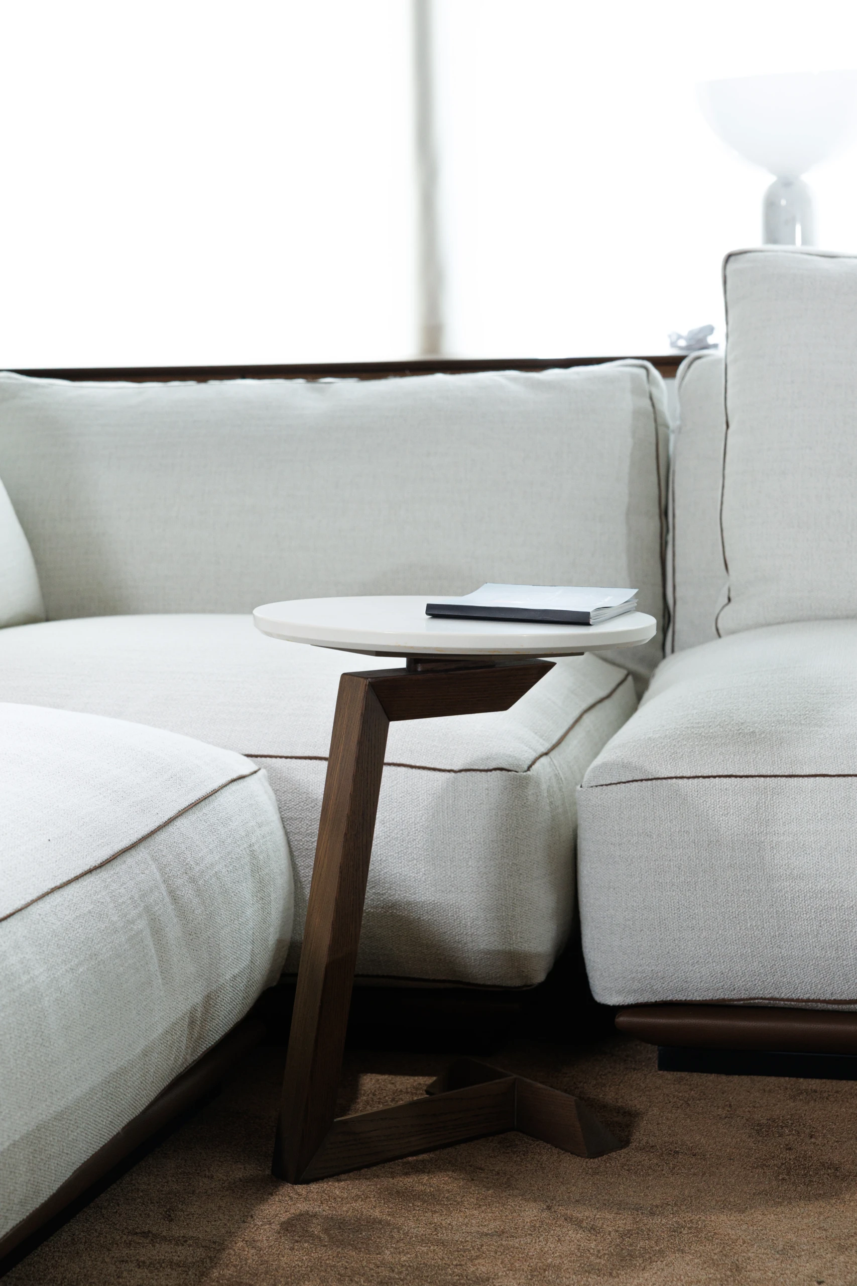 Valentine coffee table in a modern living room setting