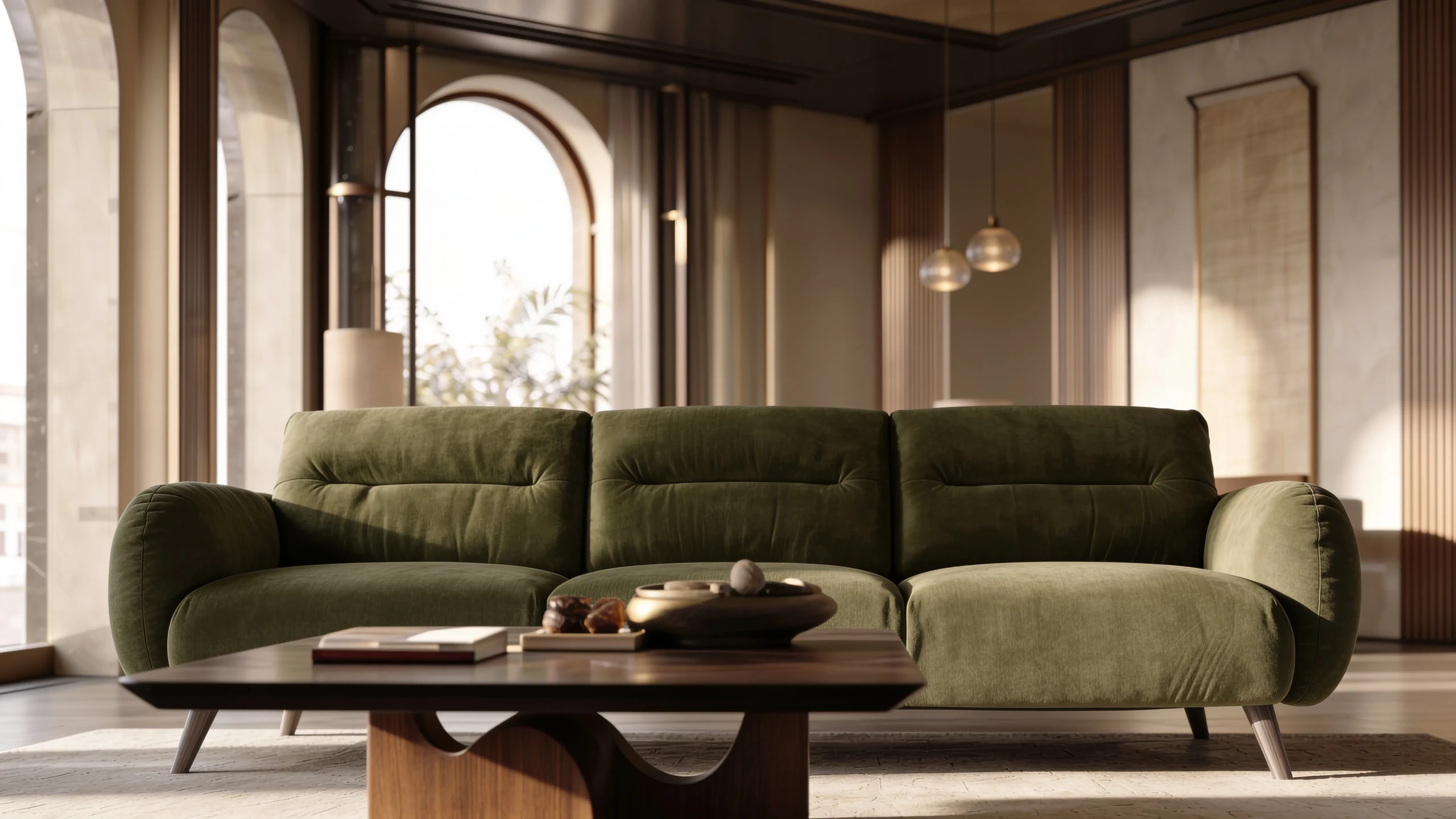 Vamos Sectional styled in a contemporary interior