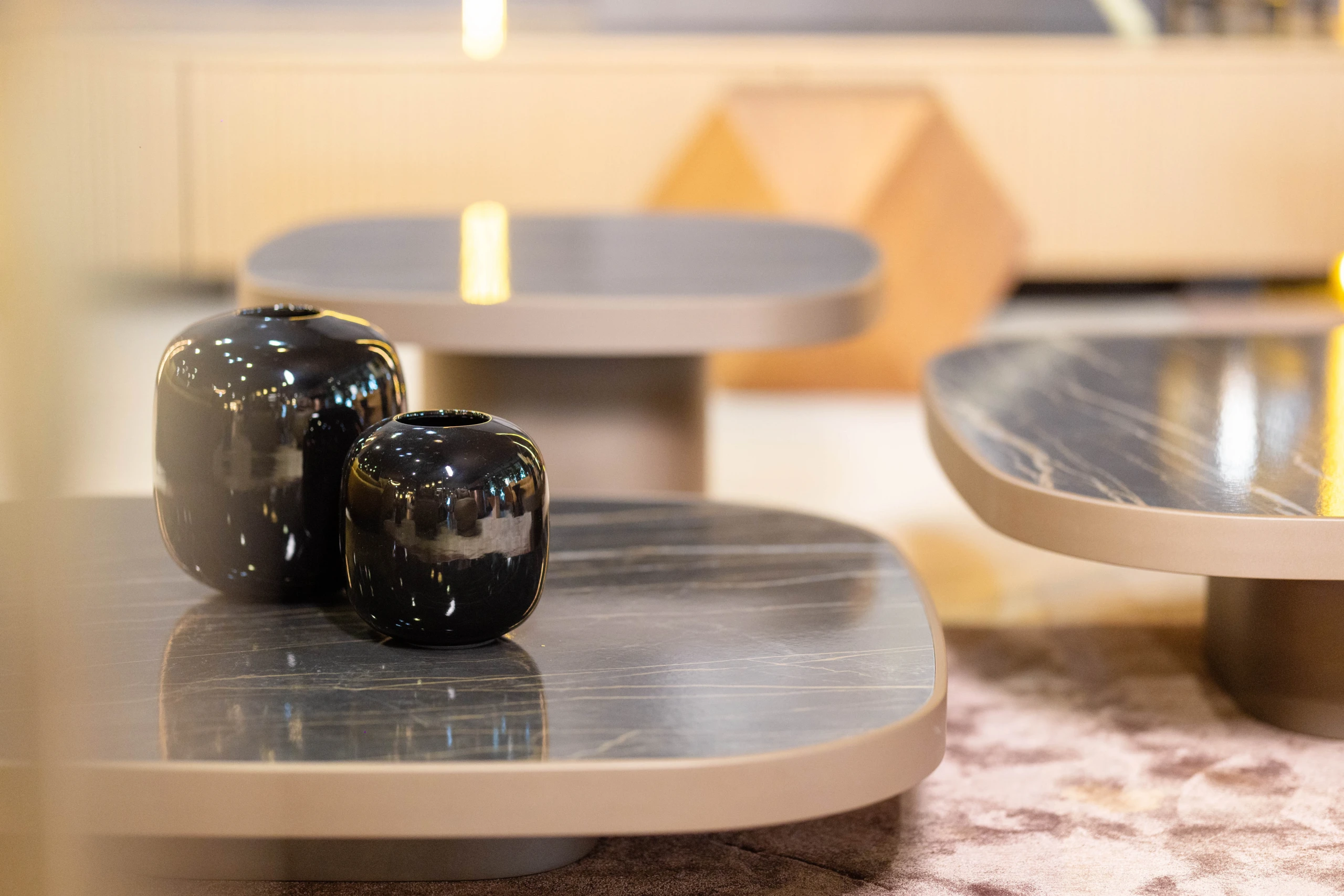 Victor coffee table in a designer lounge setting