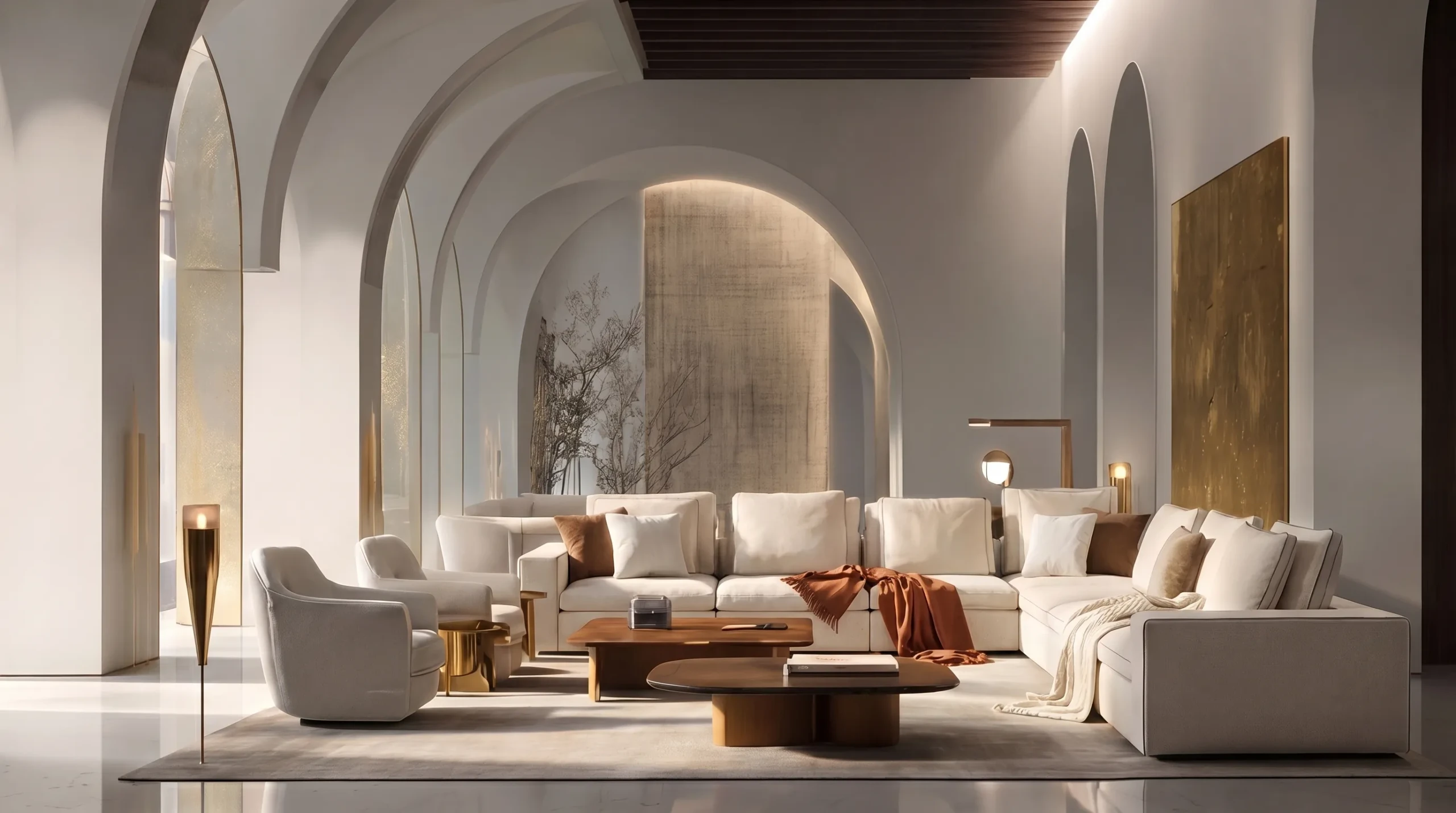Vista Modular Sectional Sofa in a modern living room setting