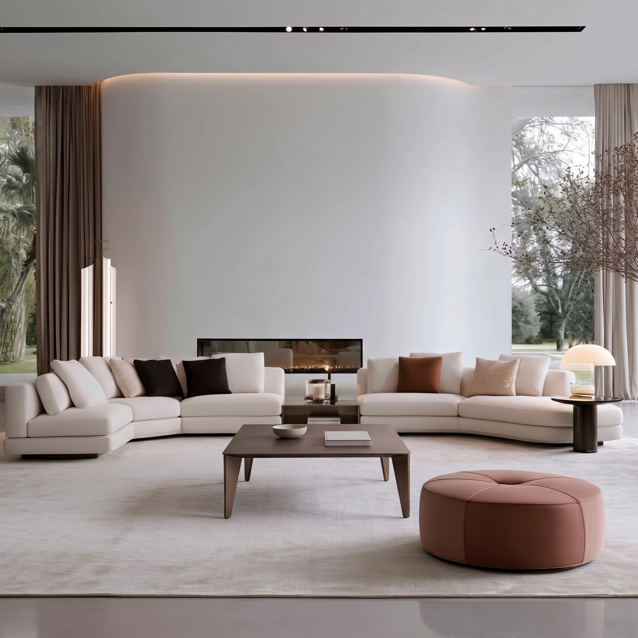 Vogue coffee table styled in a contemporary interior