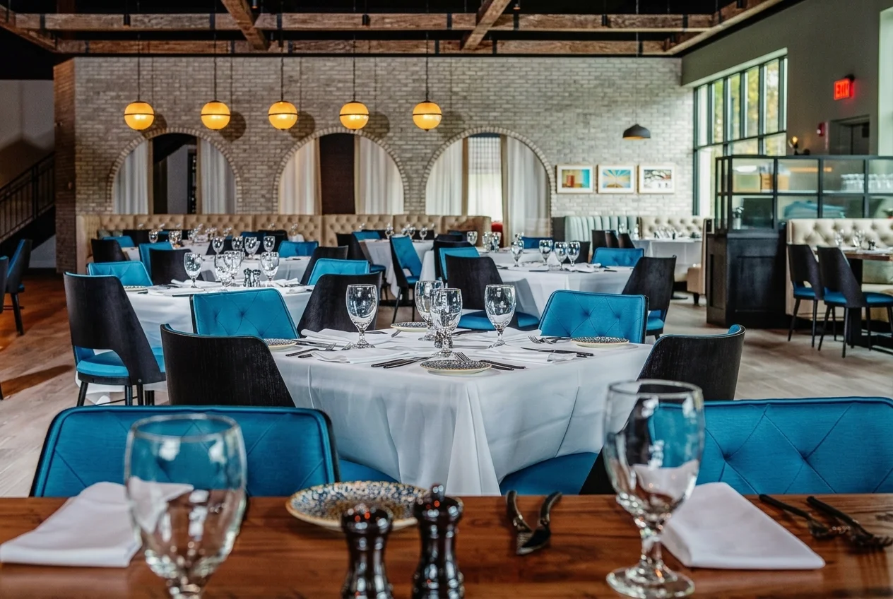 Alba on 53 Hanover, restaurant furnishing, Boston, ABLE Be Modern