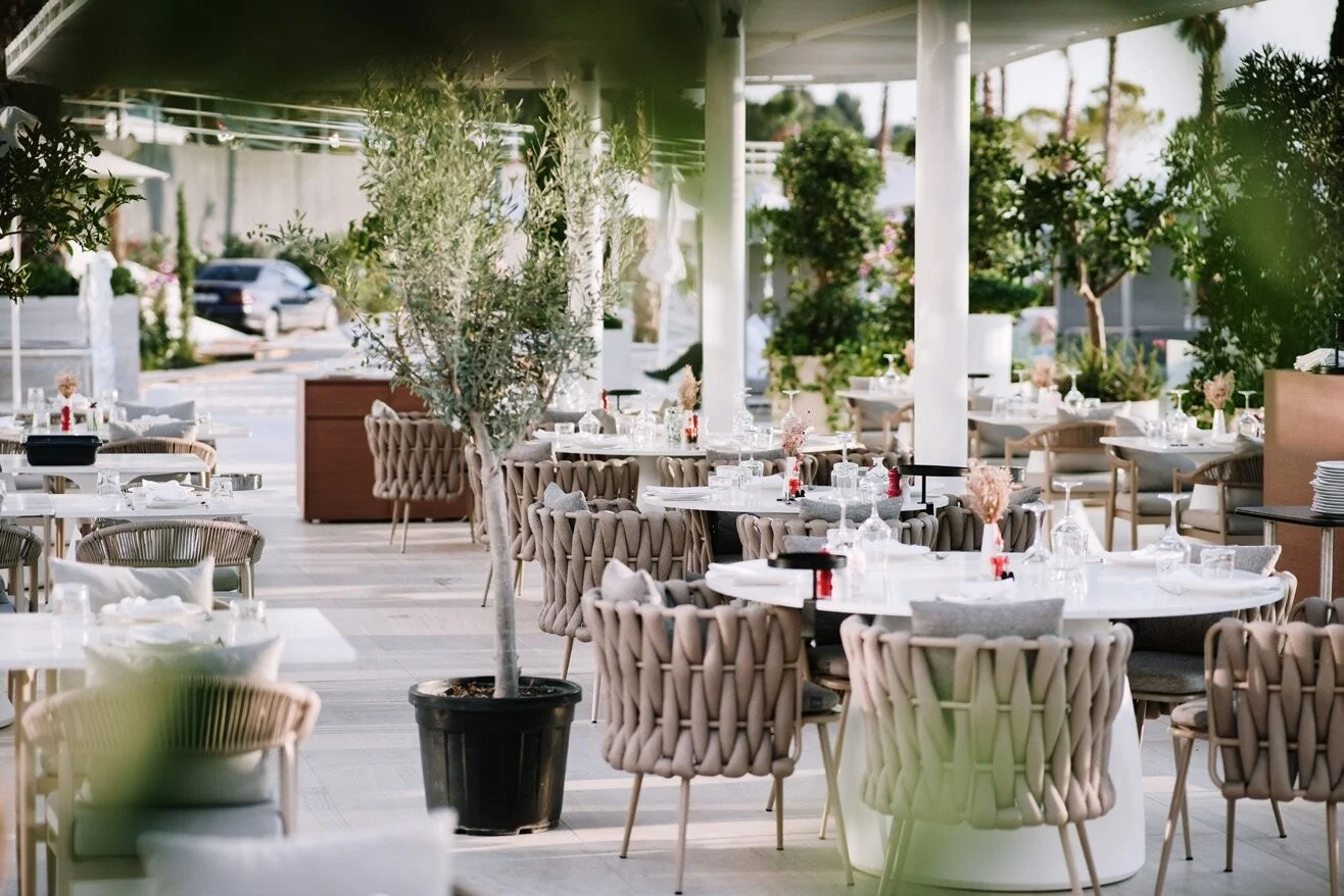 Crystal Luxury Resort, bar and restaurant furnishing, Vlore, ABLE Be Modern