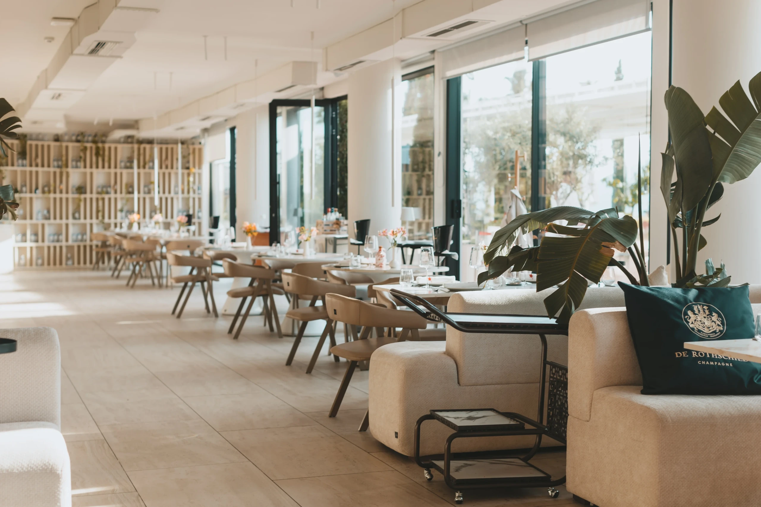 Gjurma Restaurant interior, furnished by ABLE Be Modern