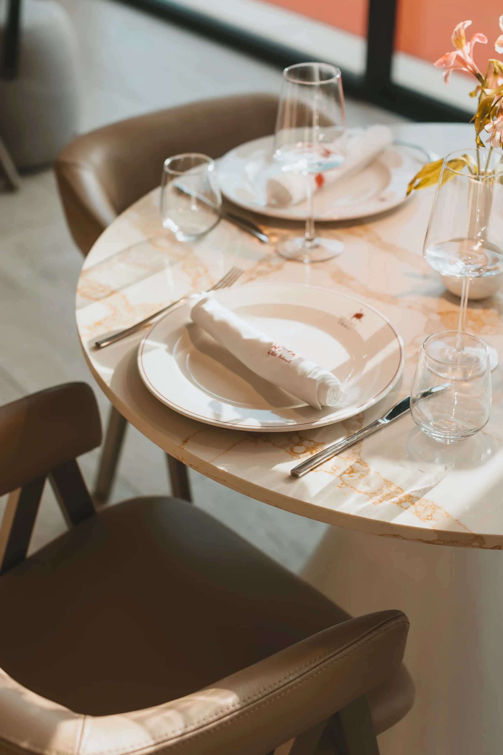 Gjurma Restaurant interior, furnished by ABLE Be Modern