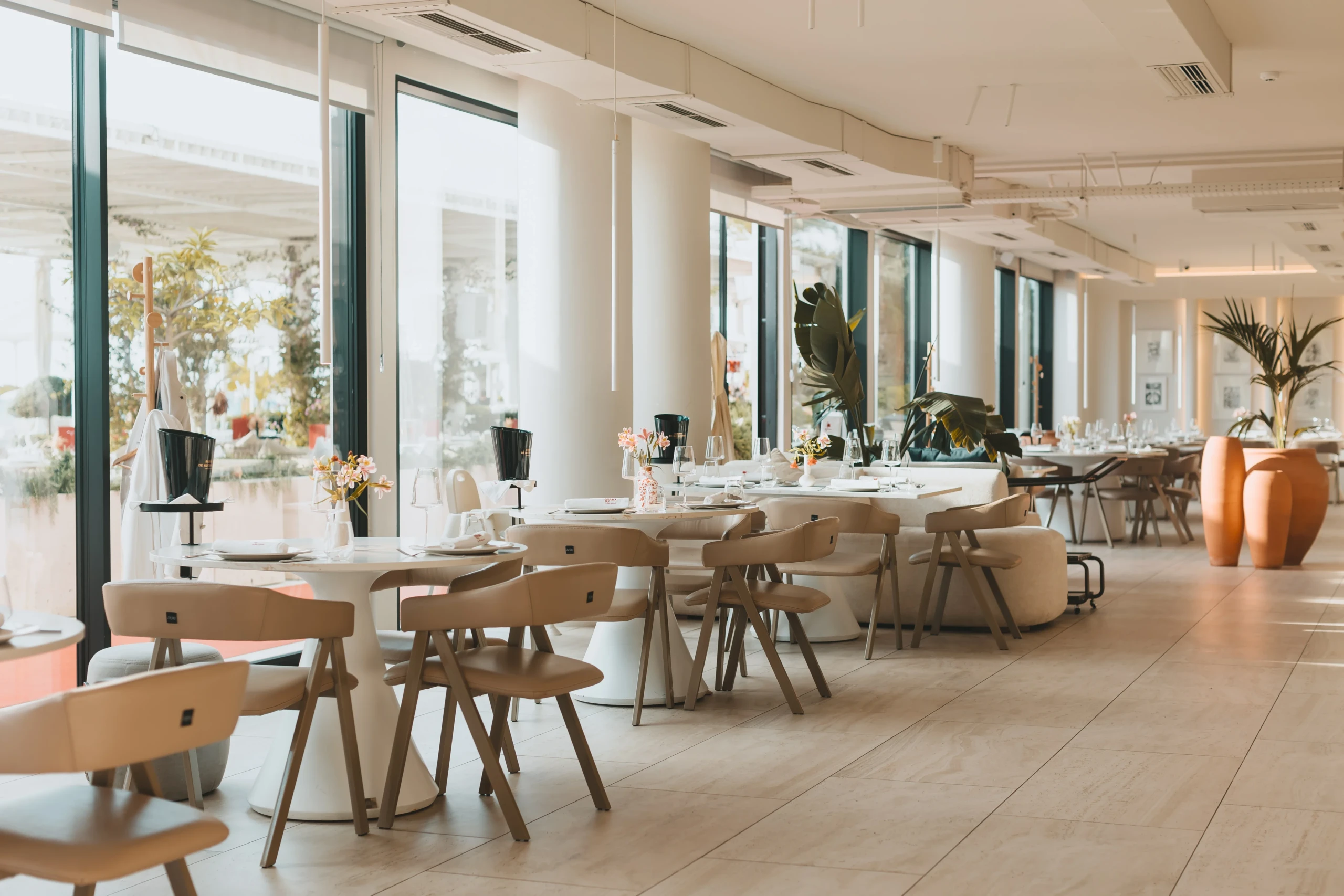 Gjurma Restaurant interior, furnished by ABLE Be Modern