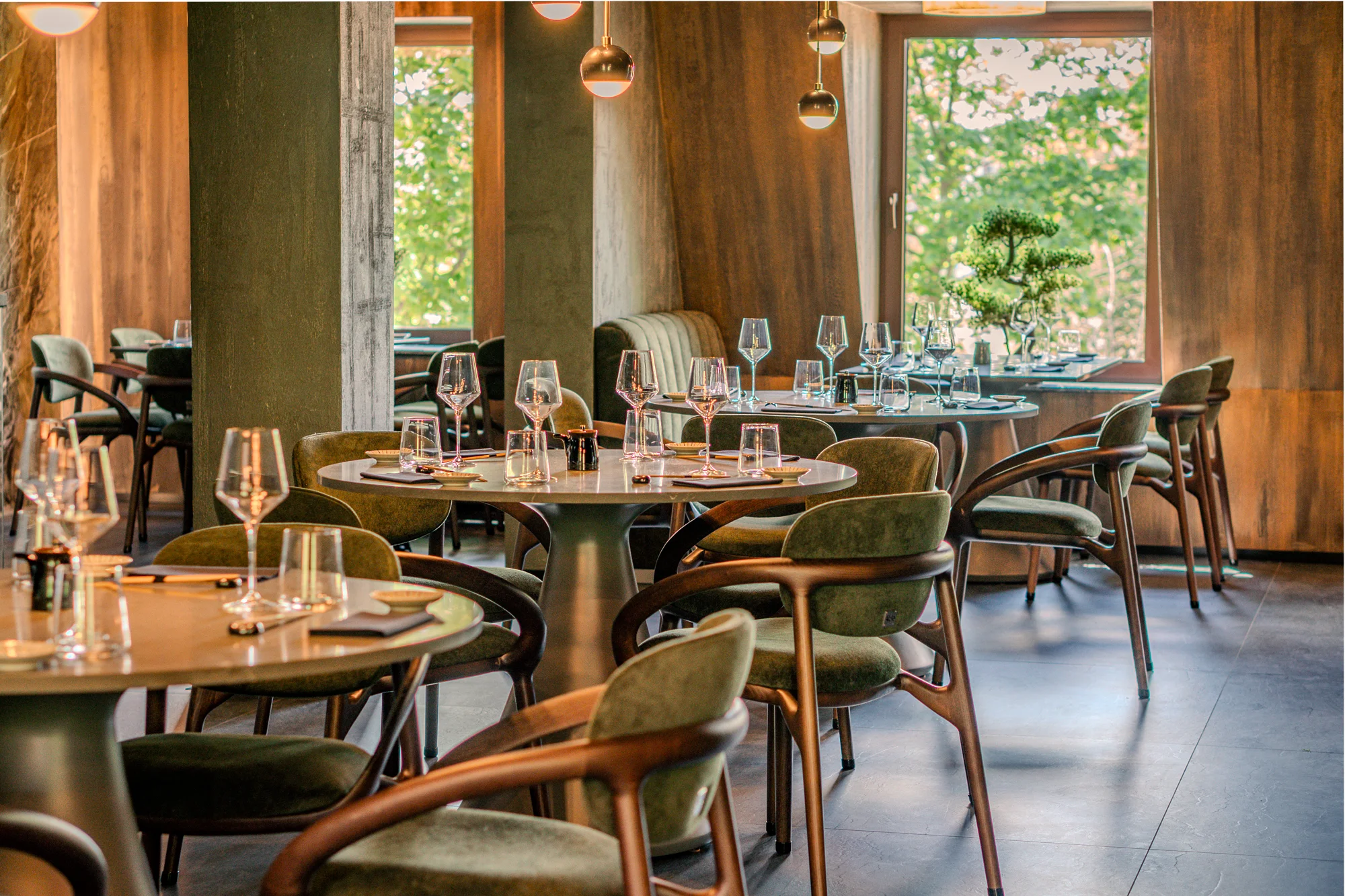 Katsuo, Japanese restaurant interior, Warsaw, ABLE Be Modern