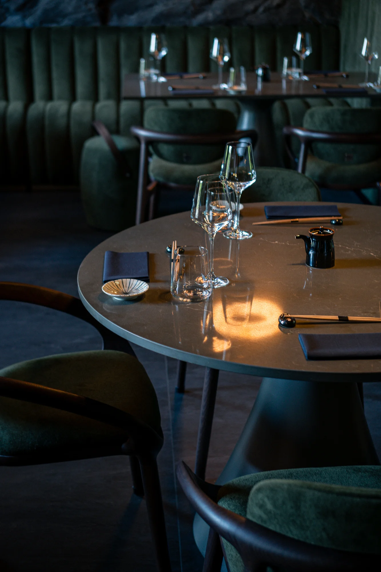 Katsuo, Japanese restaurant interior, Warsaw, ABLE Be Modern