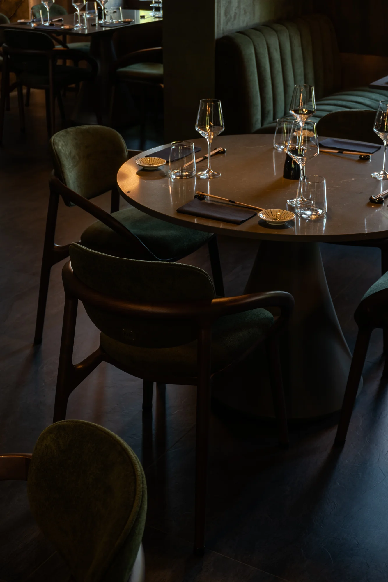 Katsuo, Japanese restaurant interior, Warsaw, ABLE Be Modern