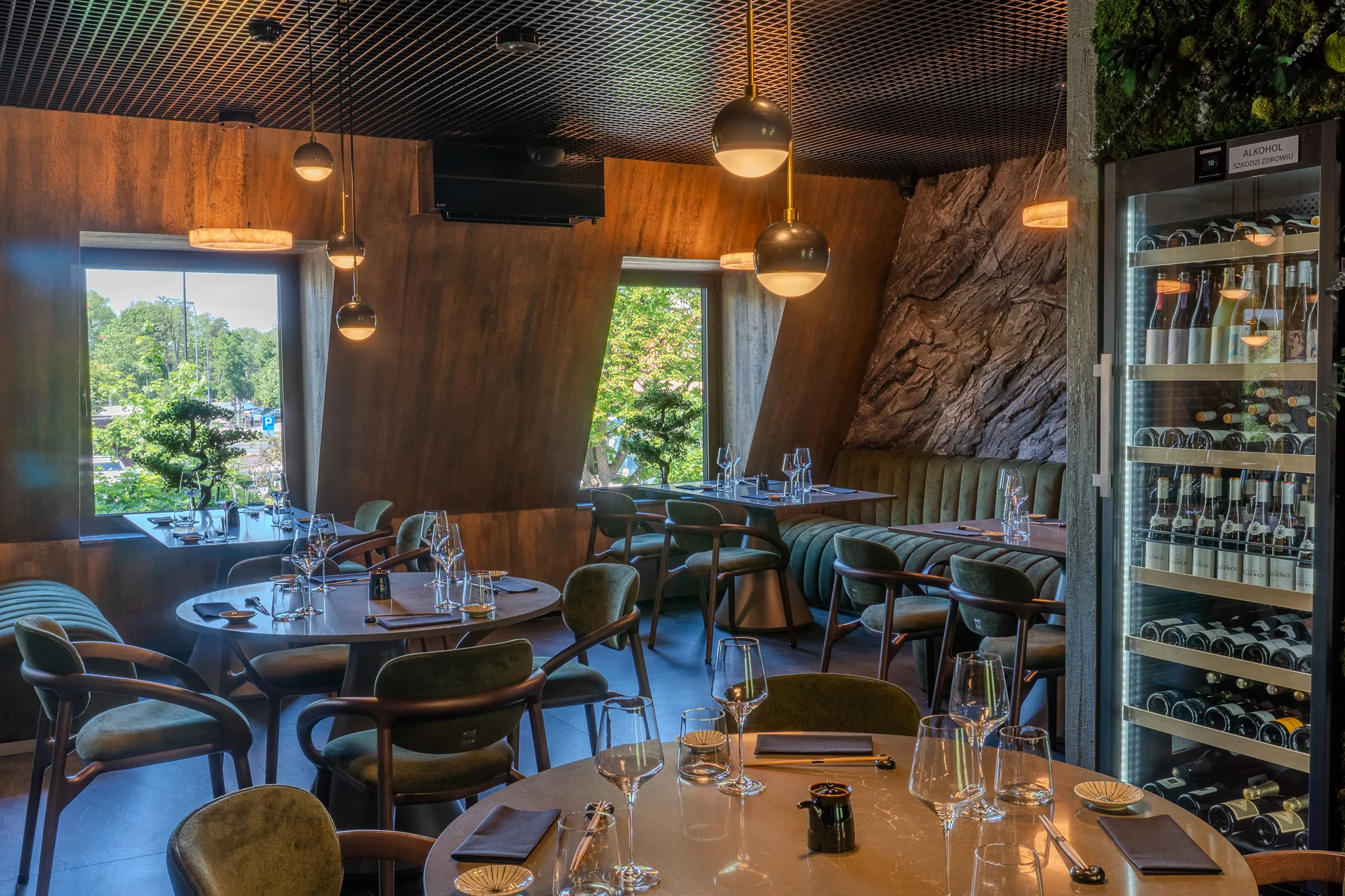 Katsuo, Japanese restaurant interior, Warsaw, ABLE Be Modern