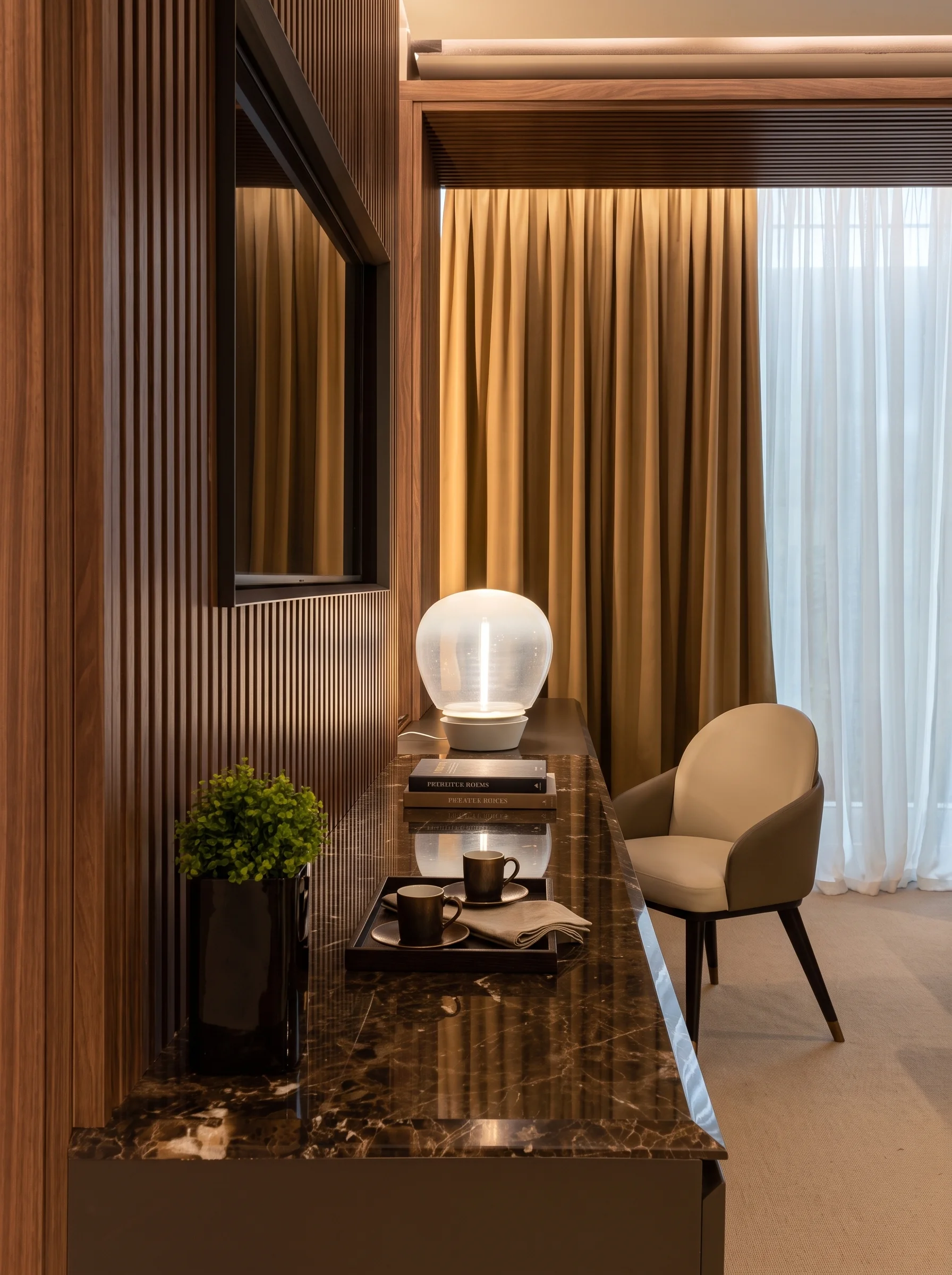 Marriott Uganda, Residential Mock-Up, furnished by ABLE Be Modern