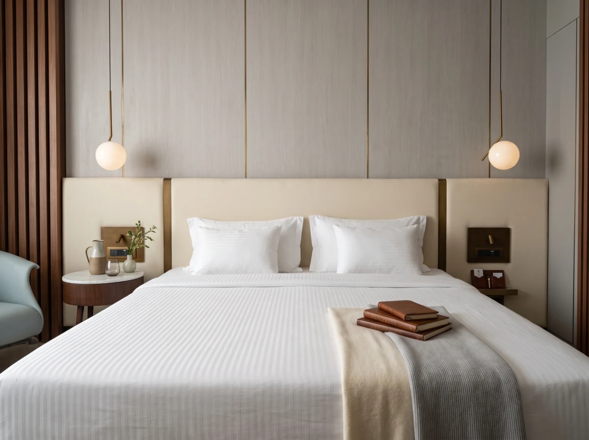 Marriott Uganda, Standard Room Mock-Up, furnished by ABLE Be Modern