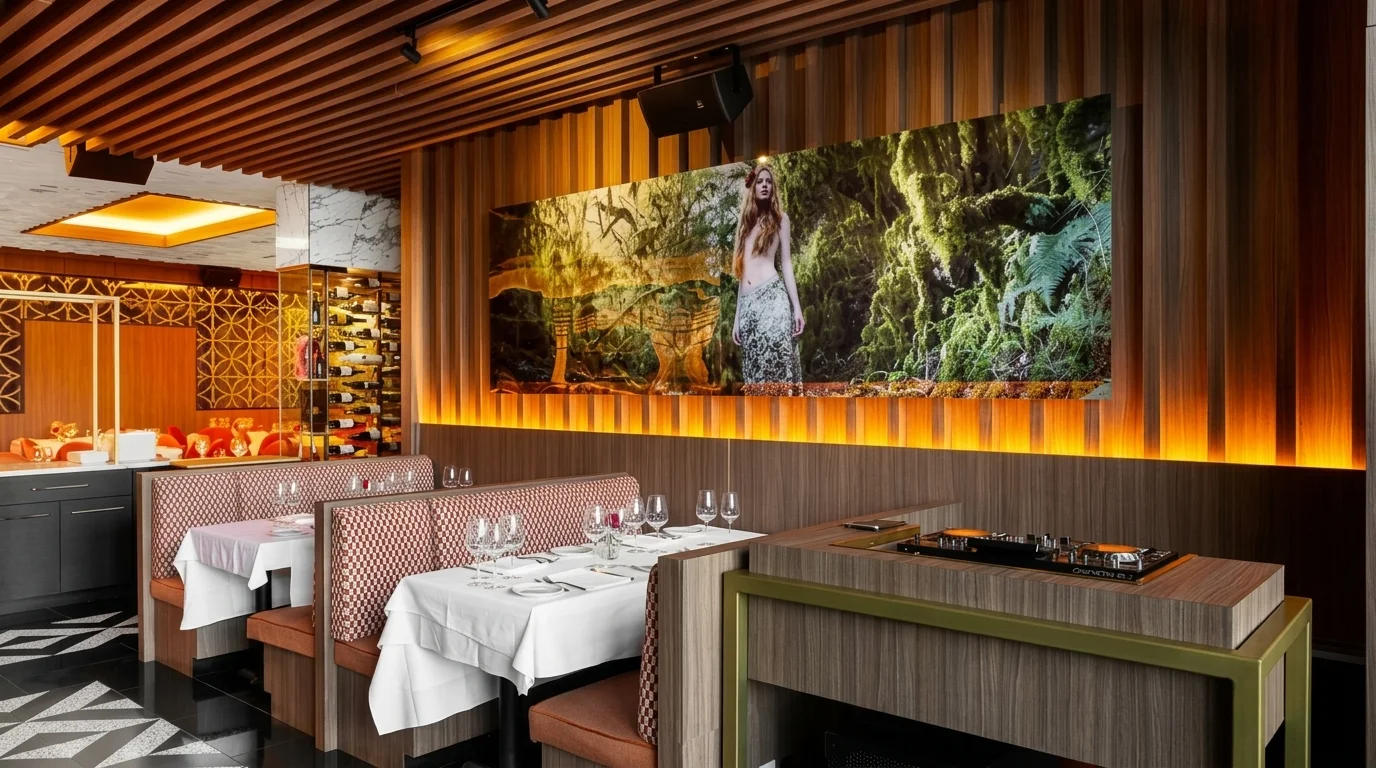 Mirela's Restaurant, restaurant furnishing, Montreal, ABLE Be Modern