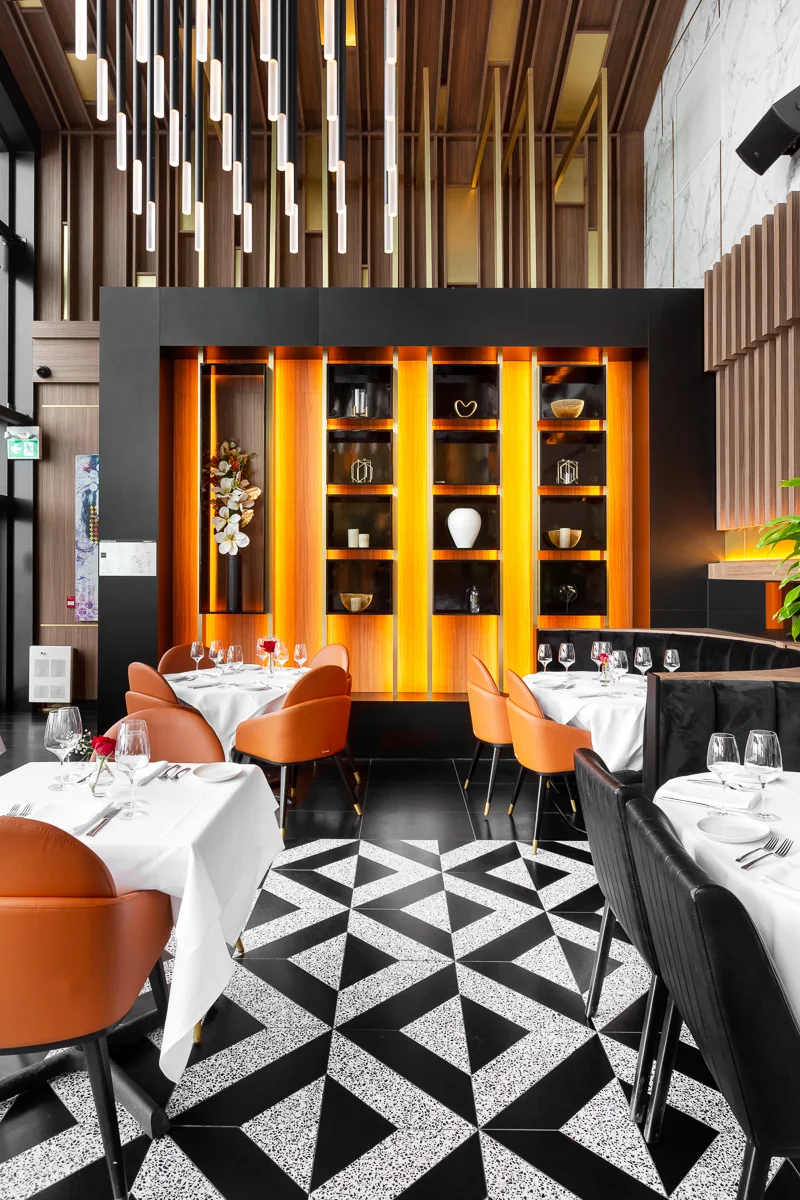 Mirela's Restaurant, restaurant furnishing, Montreal, ABLE Be Modern