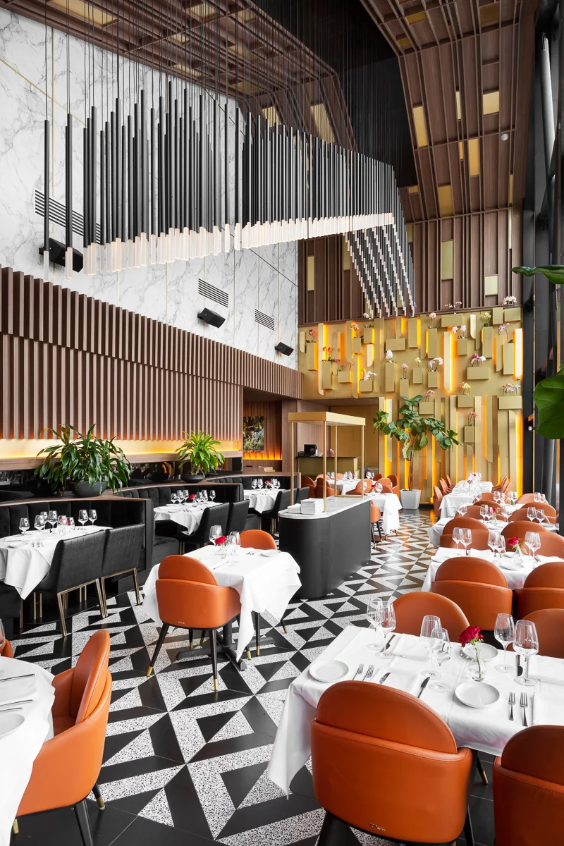 Mirela's Restaurant, restaurant furnishing, Montreal, ABLE Be Modern