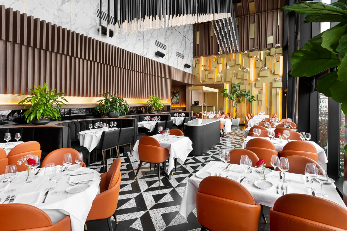 Mirela's Restaurant, restaurant furnishing, Montreal, ABLE Be Modern