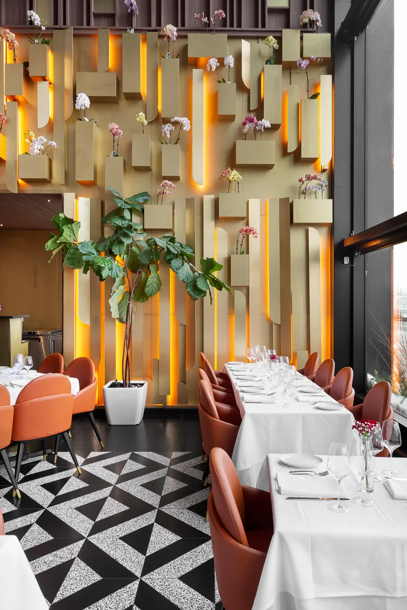 Mirela's Restaurant, restaurant furnishing, Montreal, ABLE Be Modern
