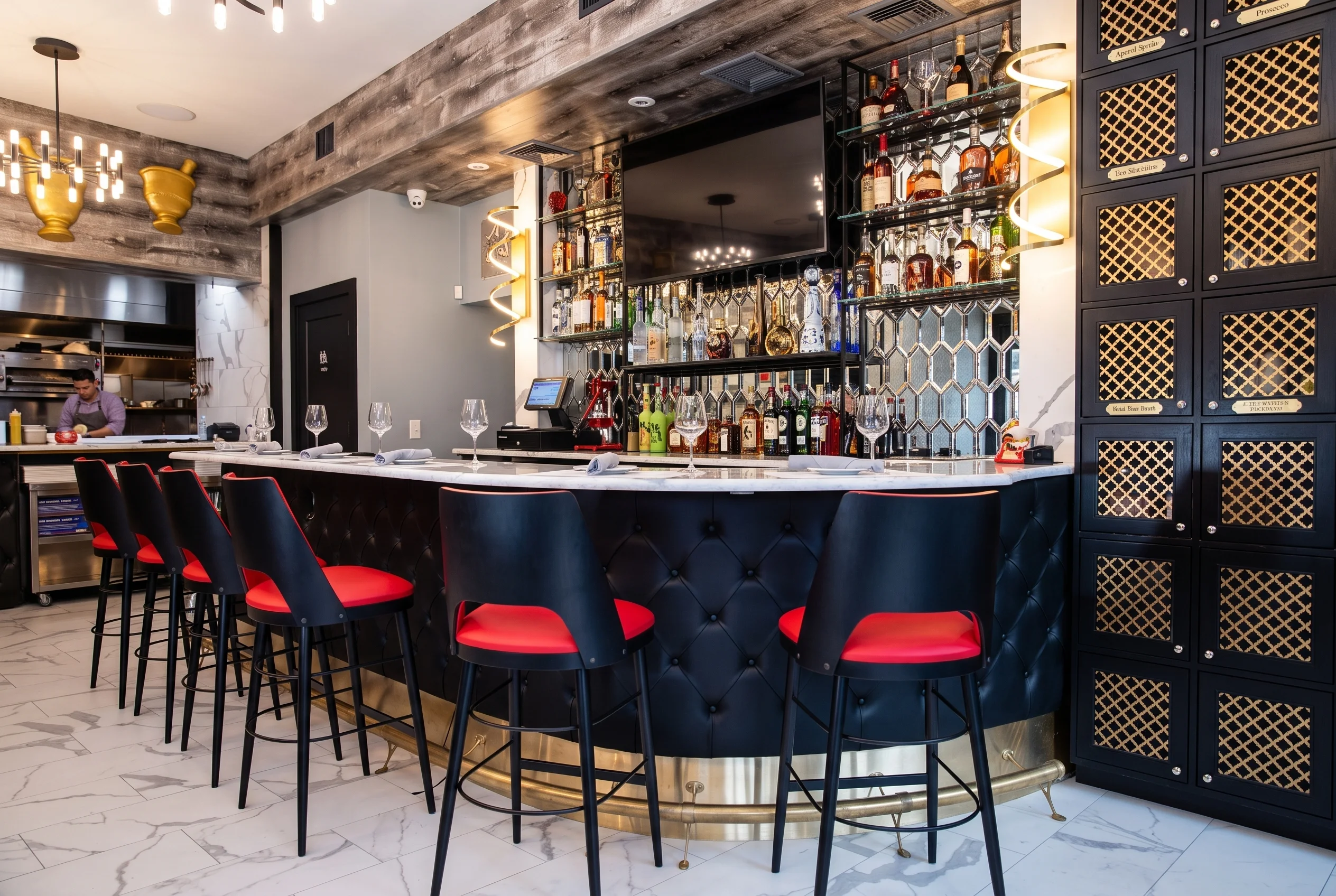 Nando Restaurant, restaurant furnishing, Boston, ABLE Be Modern