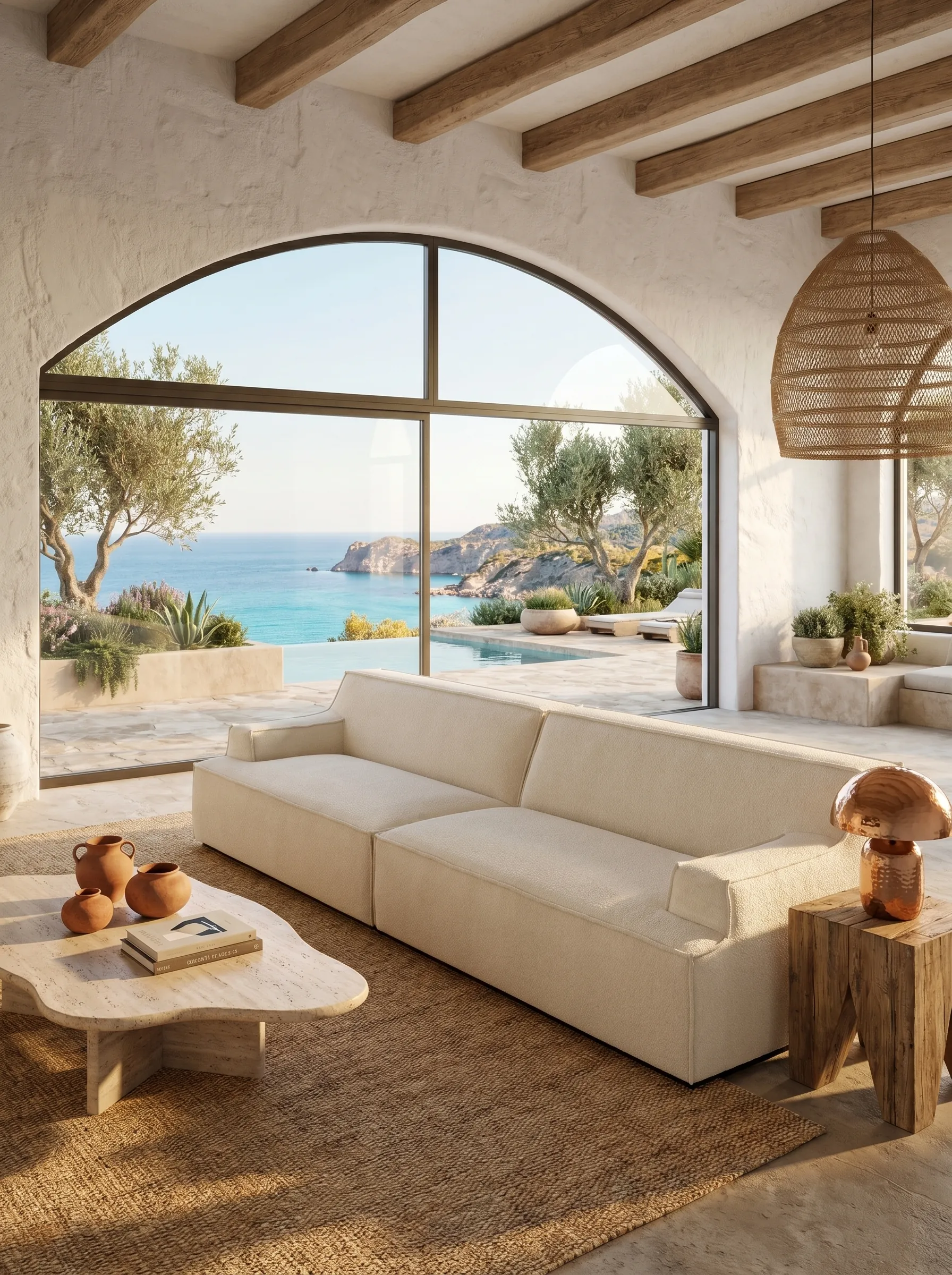 Amon sectional sofa in a stylish home interior