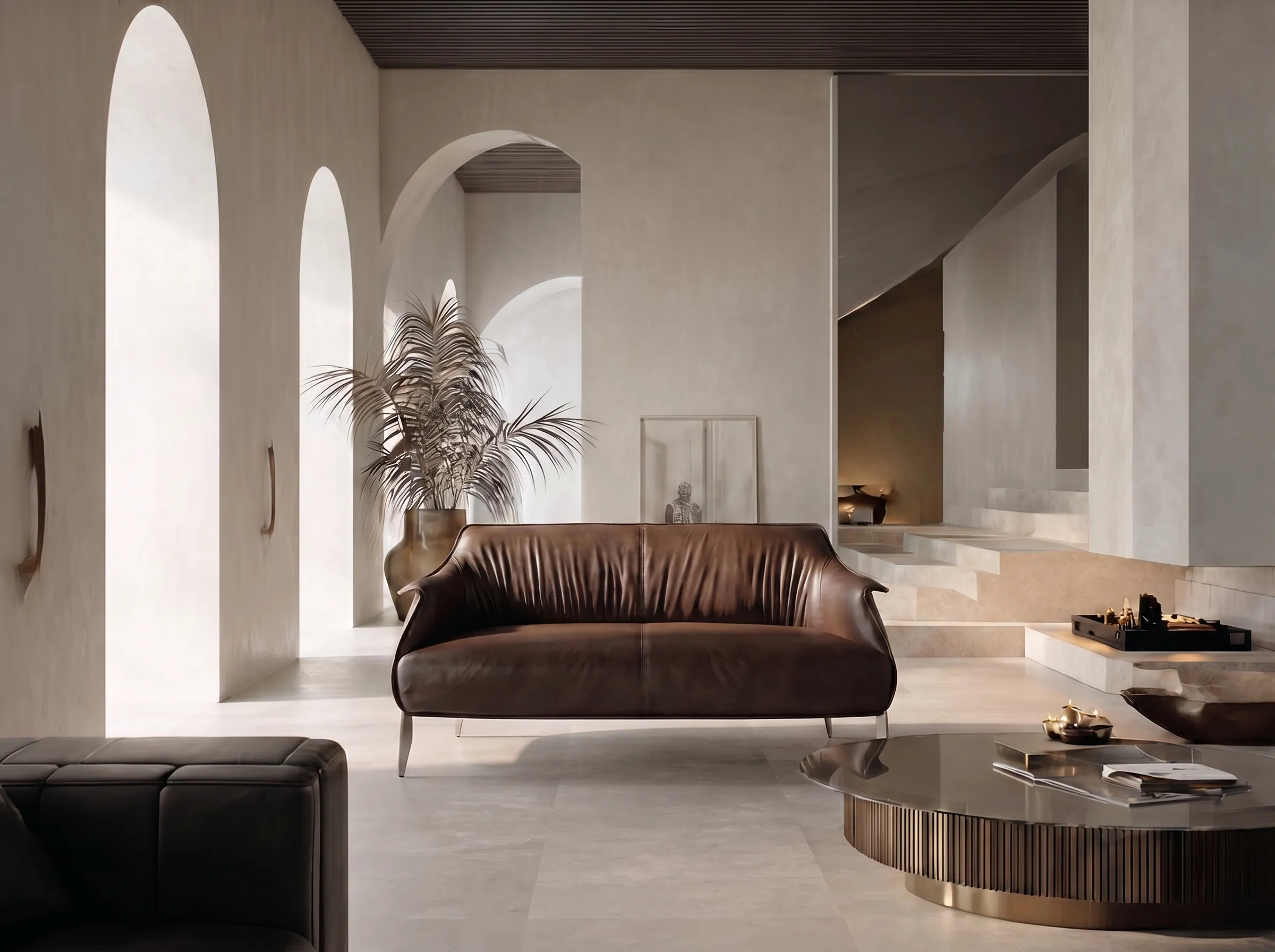 Ted sectional sofa in a stylish home interior