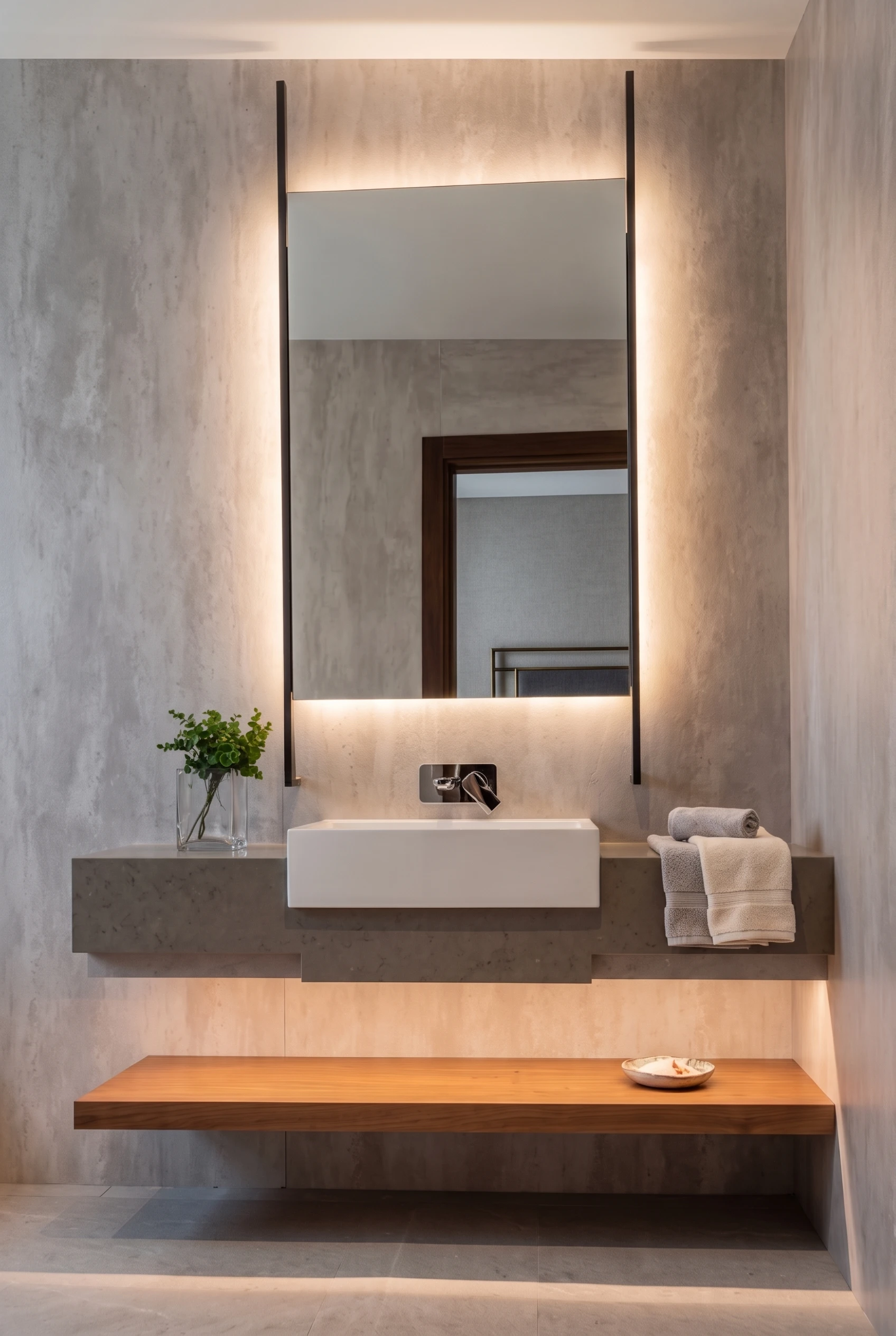 Brady mirror in a stylish home interior