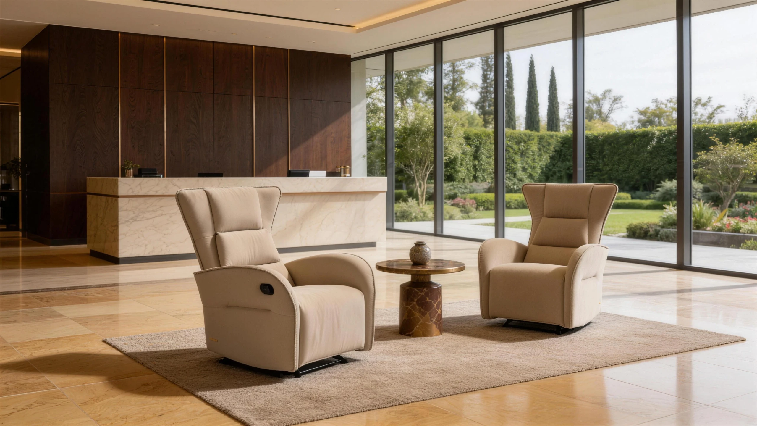 Caterina armchair styled in a contemporary interior
