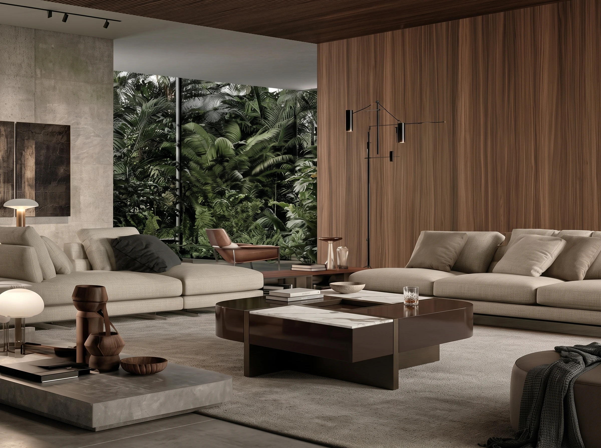 Kean coffee table in a designer interior