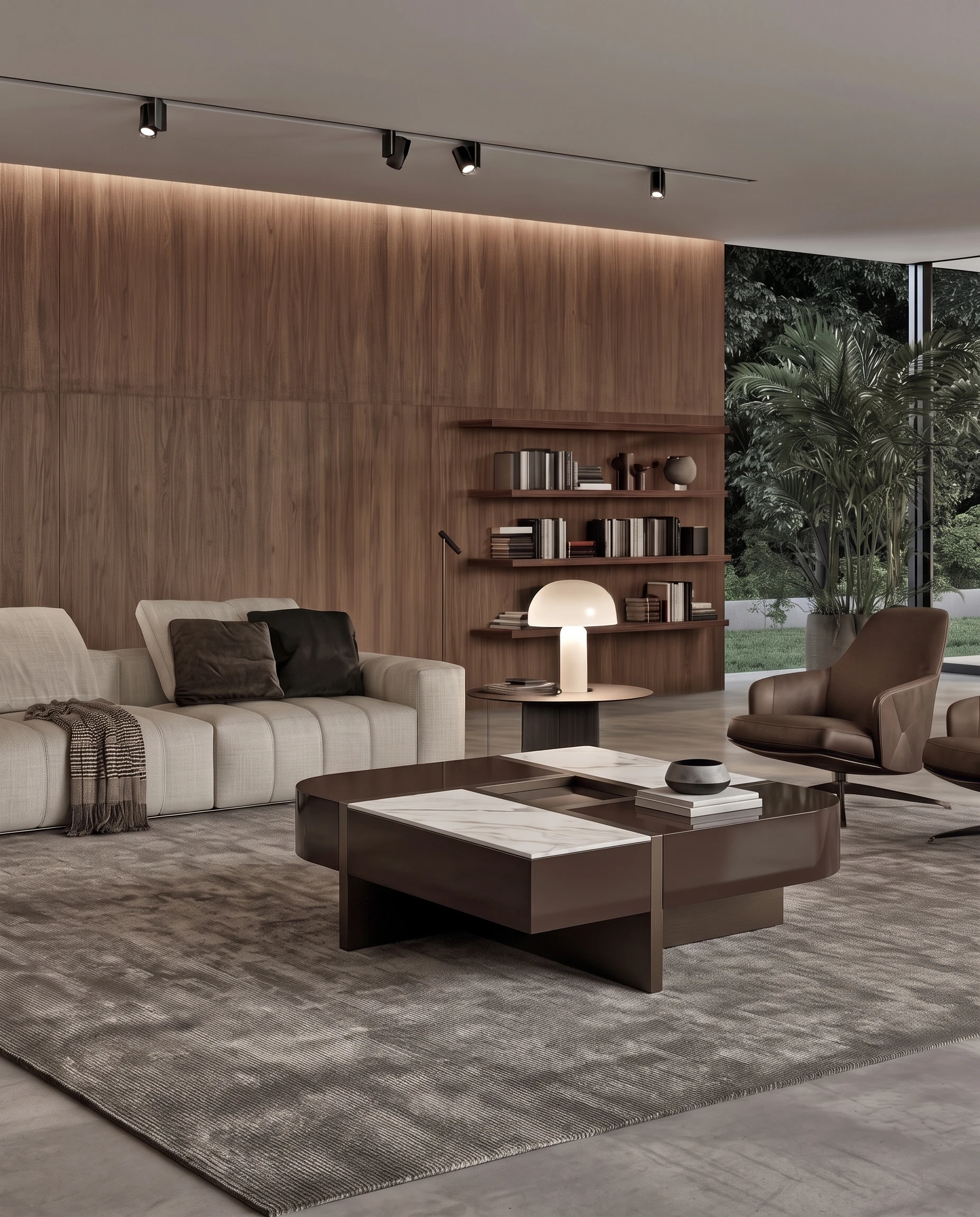 Kean coffee table in a stylish home interior