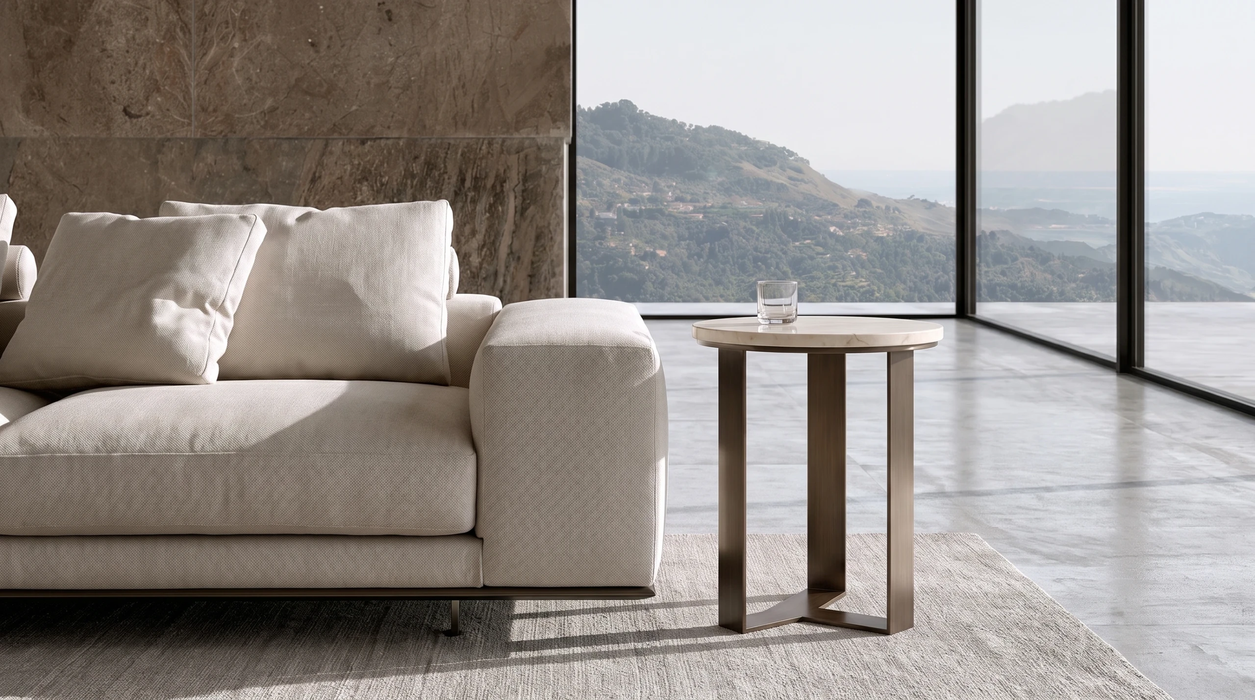 Levi coffee table in a stylish home interior