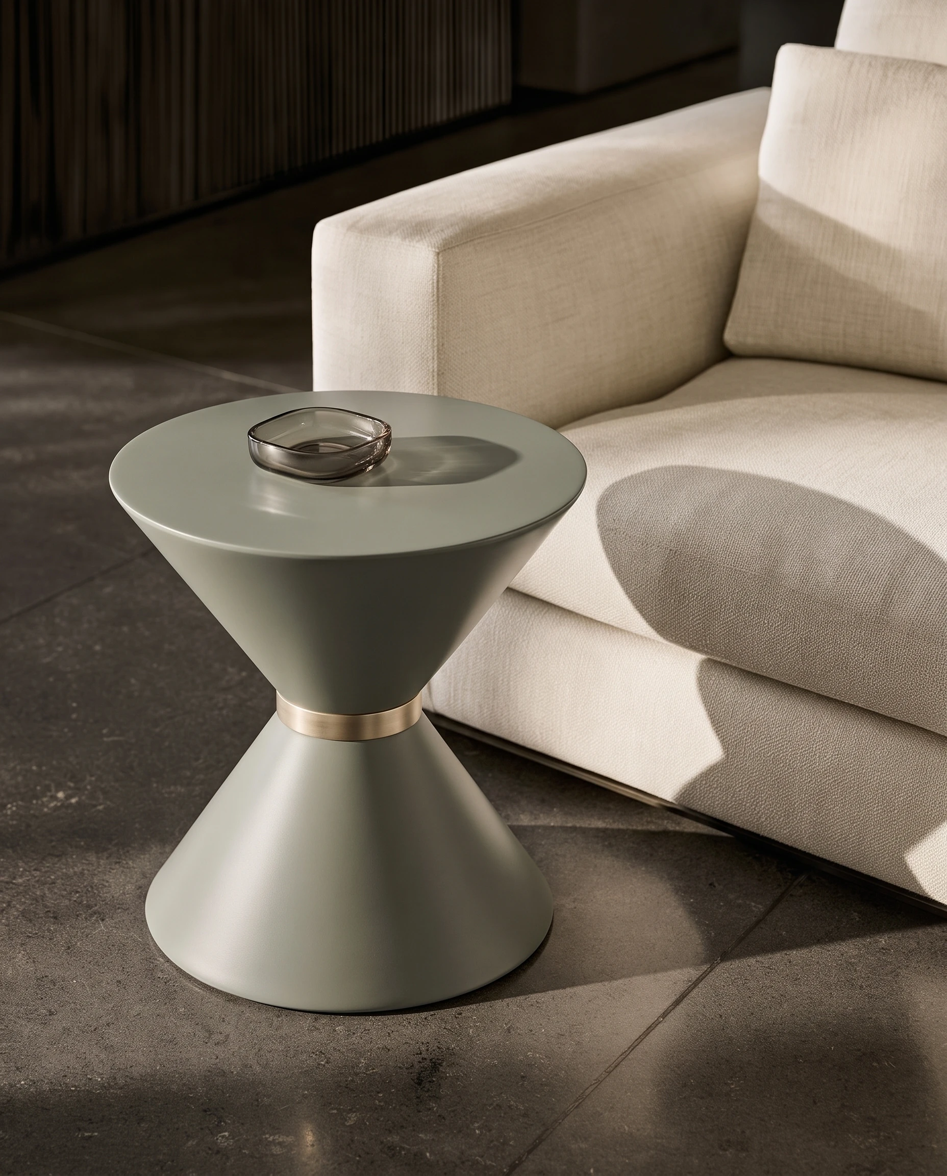 Mark coffee table in a stylish home interior