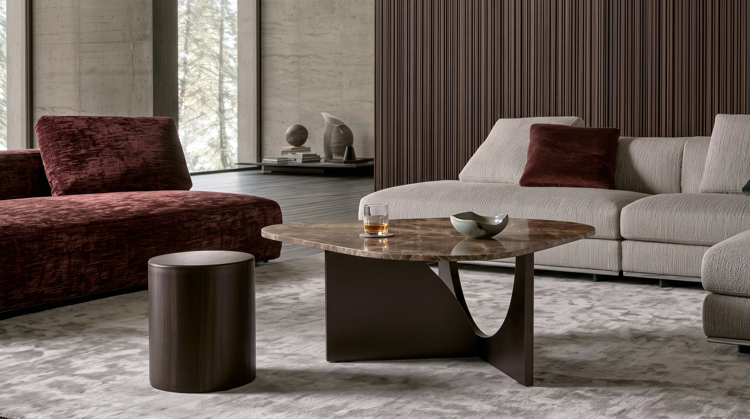 Mason coffee table in a contemporary lounge setting