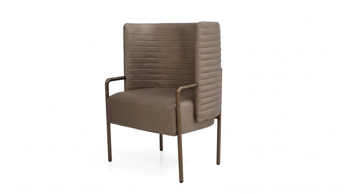 Oliver armchair, side view, Able Be Modern