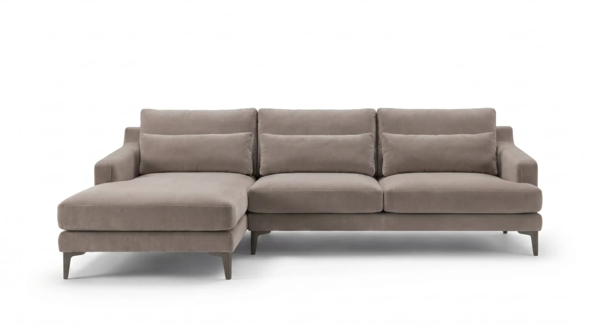Reina sofa, front view, Able Be Modern