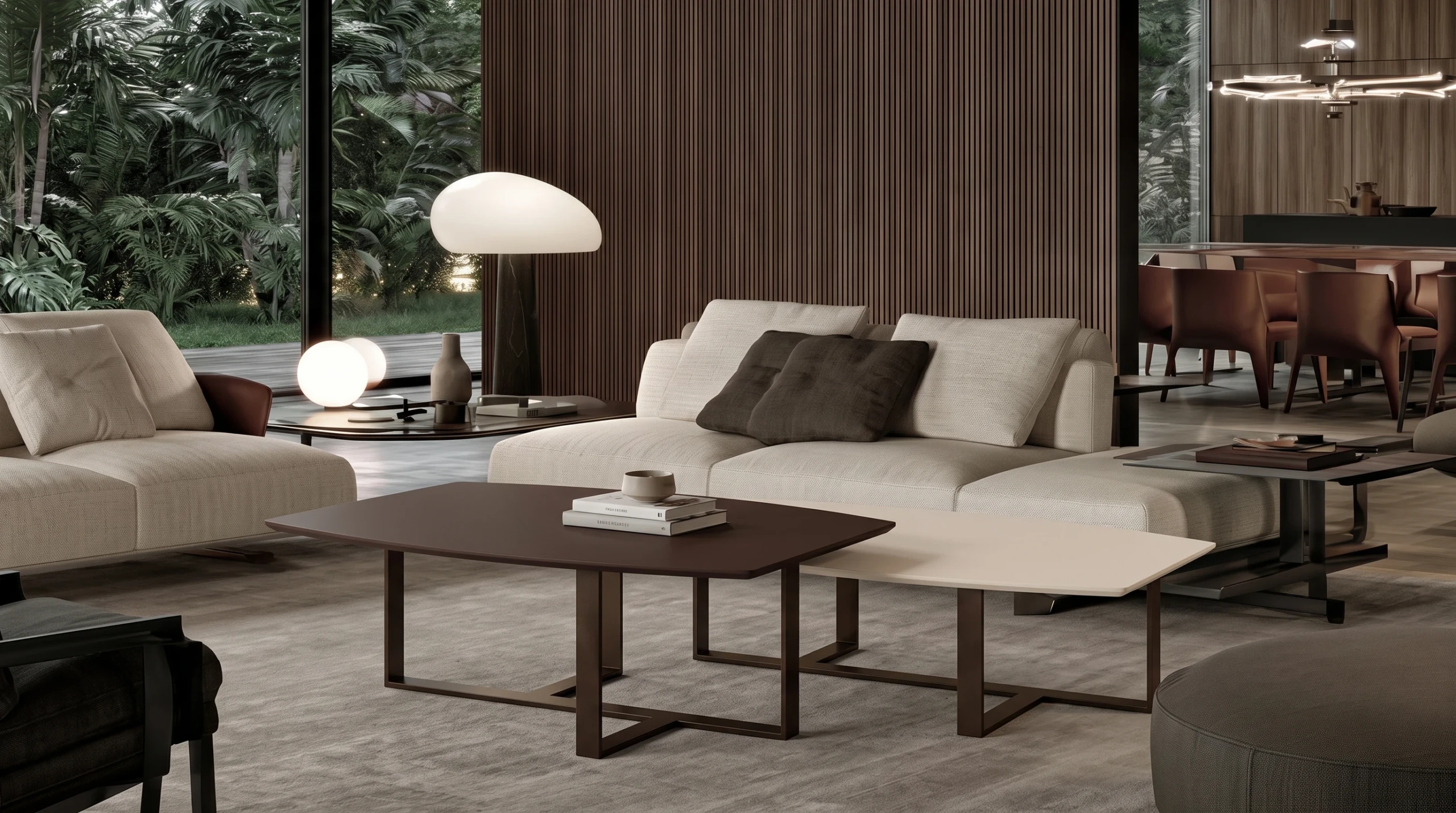 Tempo coffee table styled in a minimalist living space