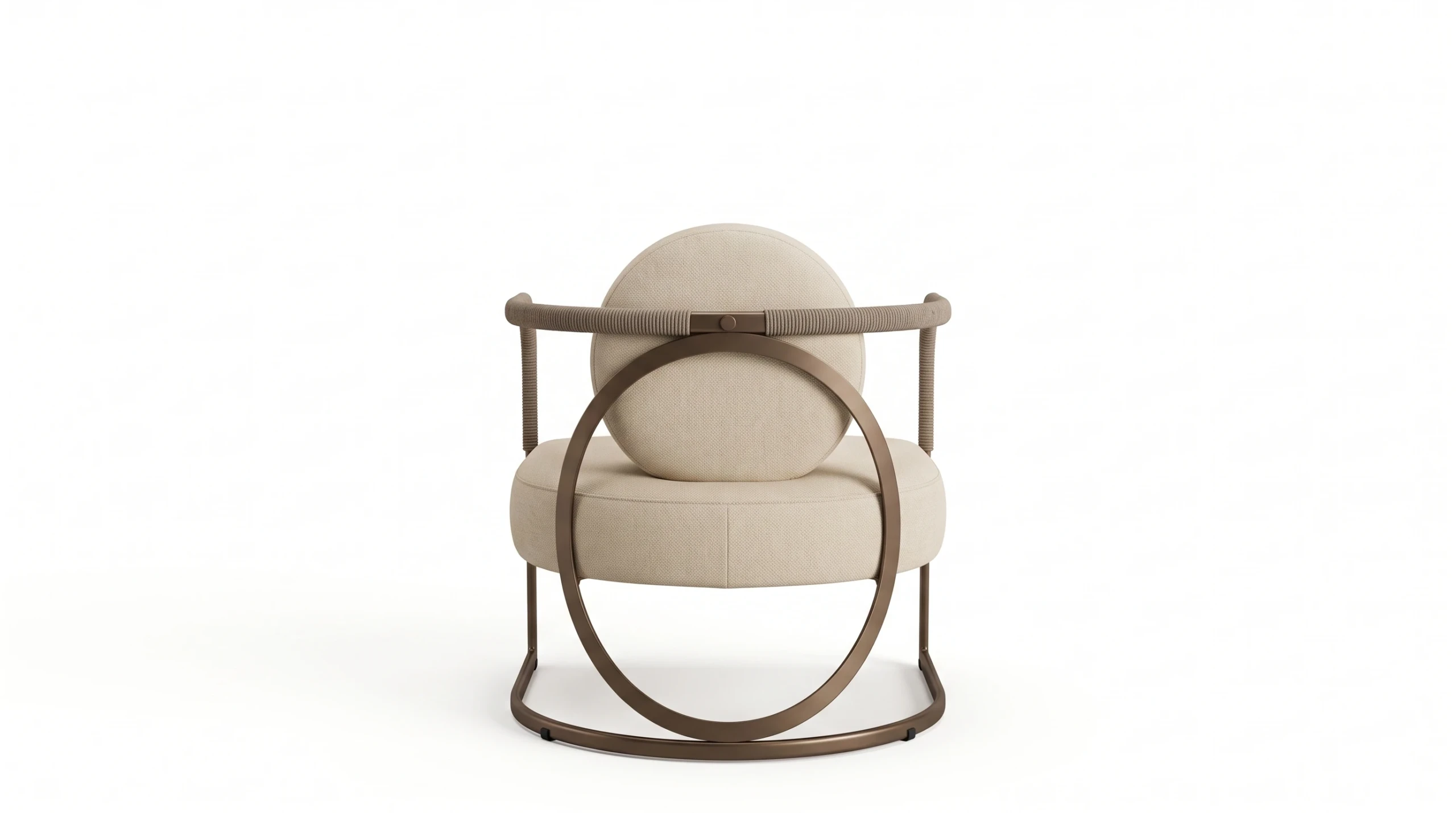 Thalia armchair, back view