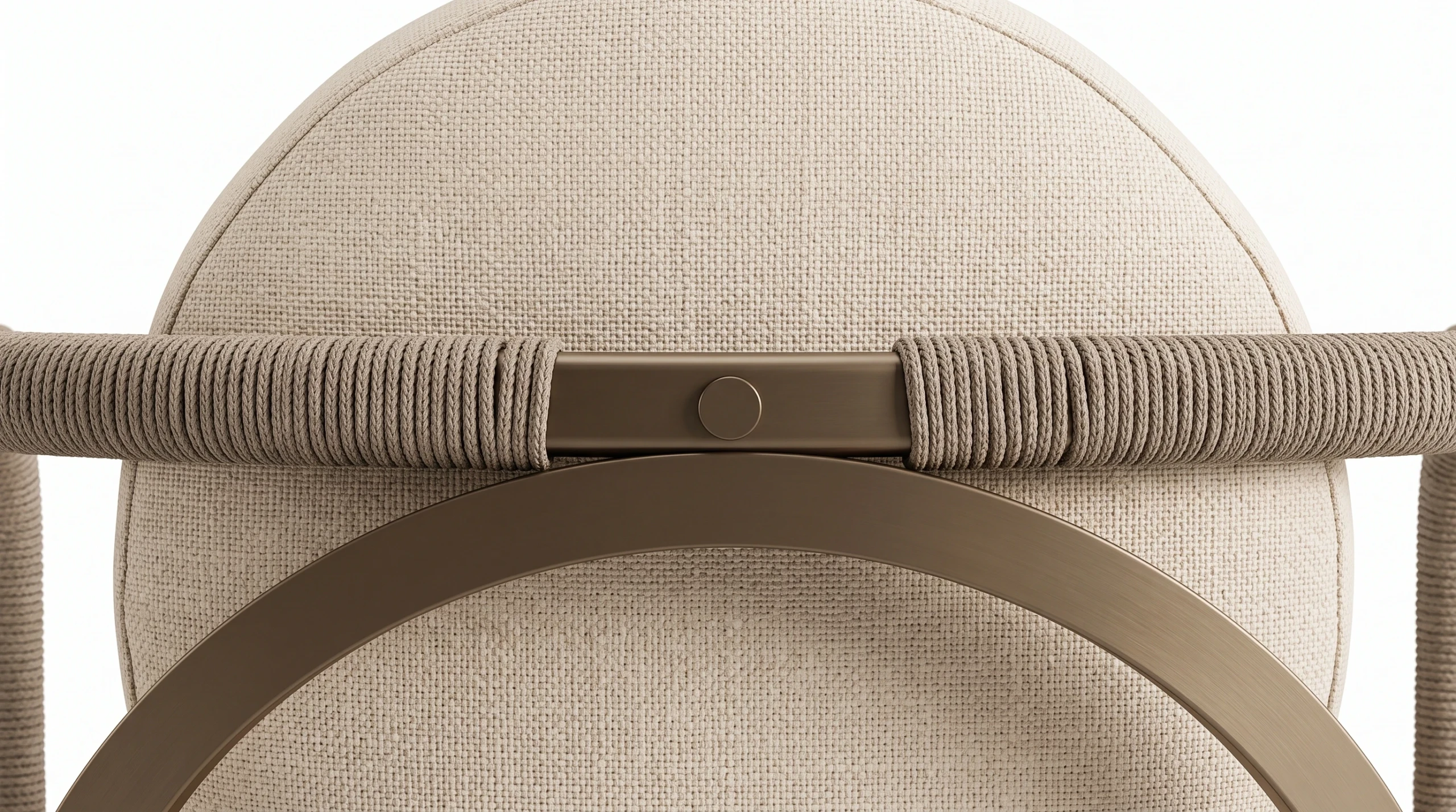 Thalia armchair in a modern living room setting